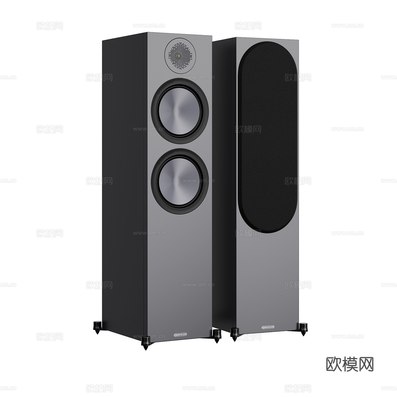 Monitor 现代极简音响 音箱 扬声器3d模型