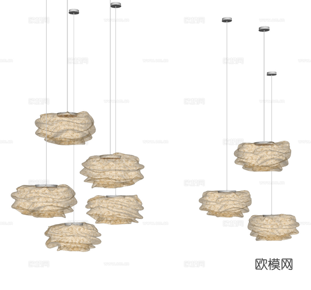餐厅吊灯 吧台吊灯 书房吊灯 大厅吊灯 异形吊灯 艺术吊灯su模型