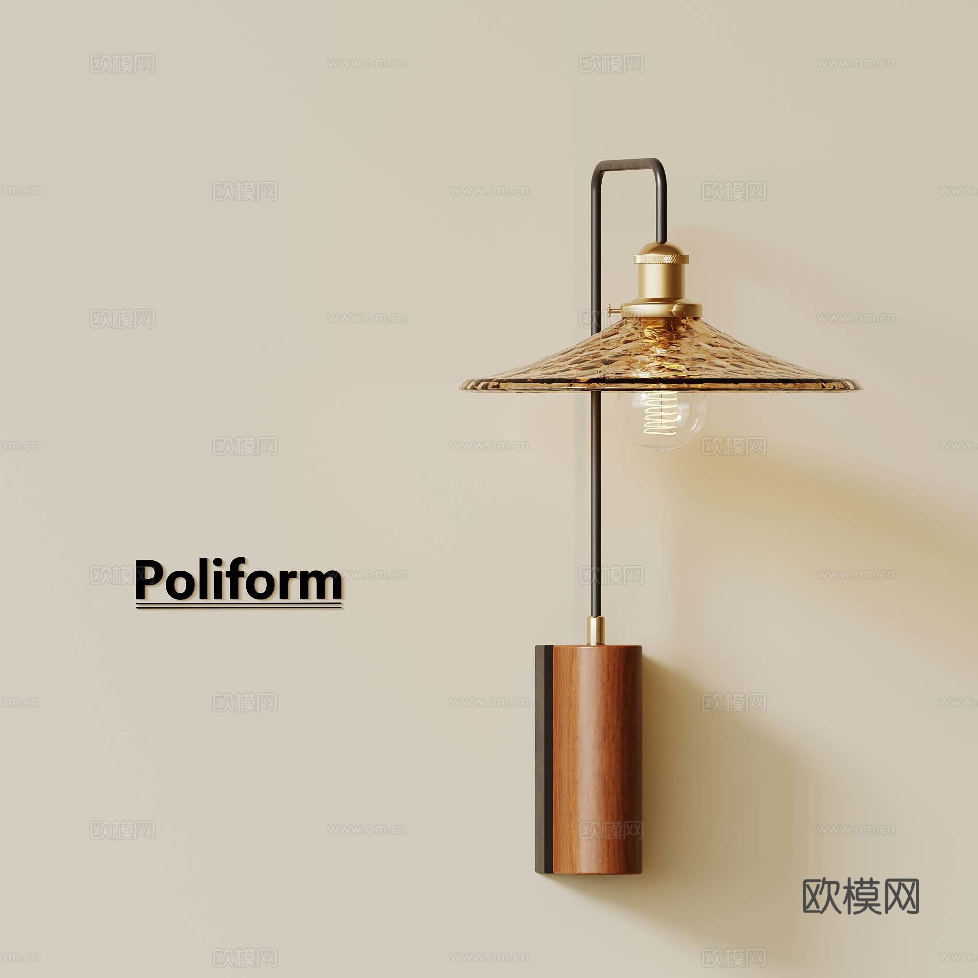 法式中古风壁灯su模型