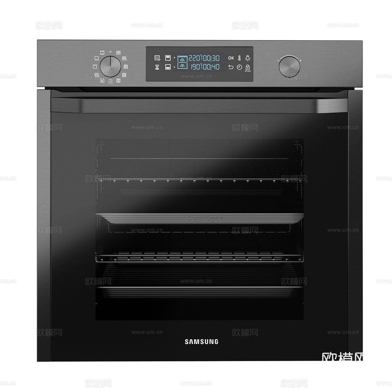 现代烤箱 三星烤箱 嵌入式烤箱 烤炉 厨房电器3d模型