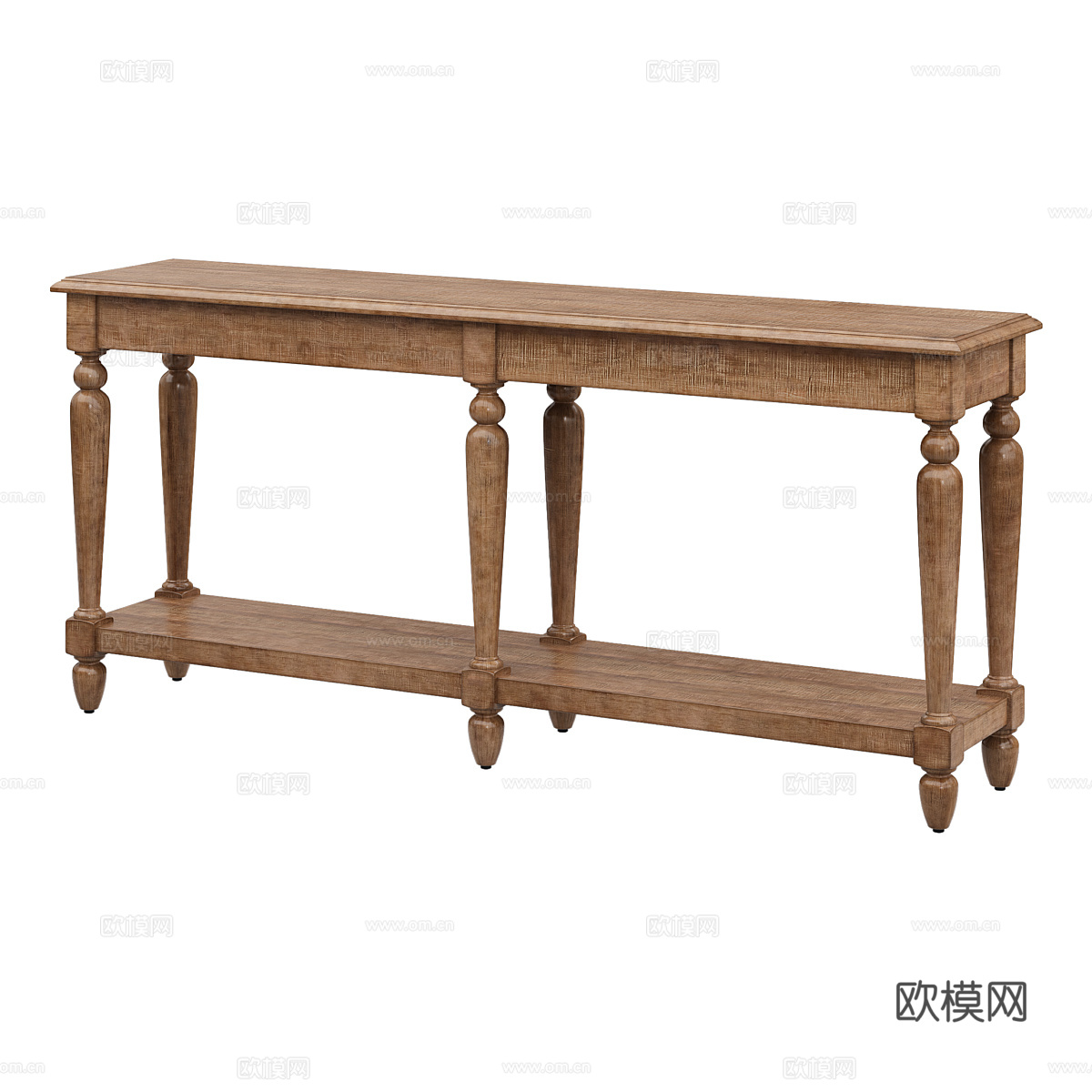美式简约玄关边柜 边柜 简约边柜 装饰边柜 木质边柜3d模型