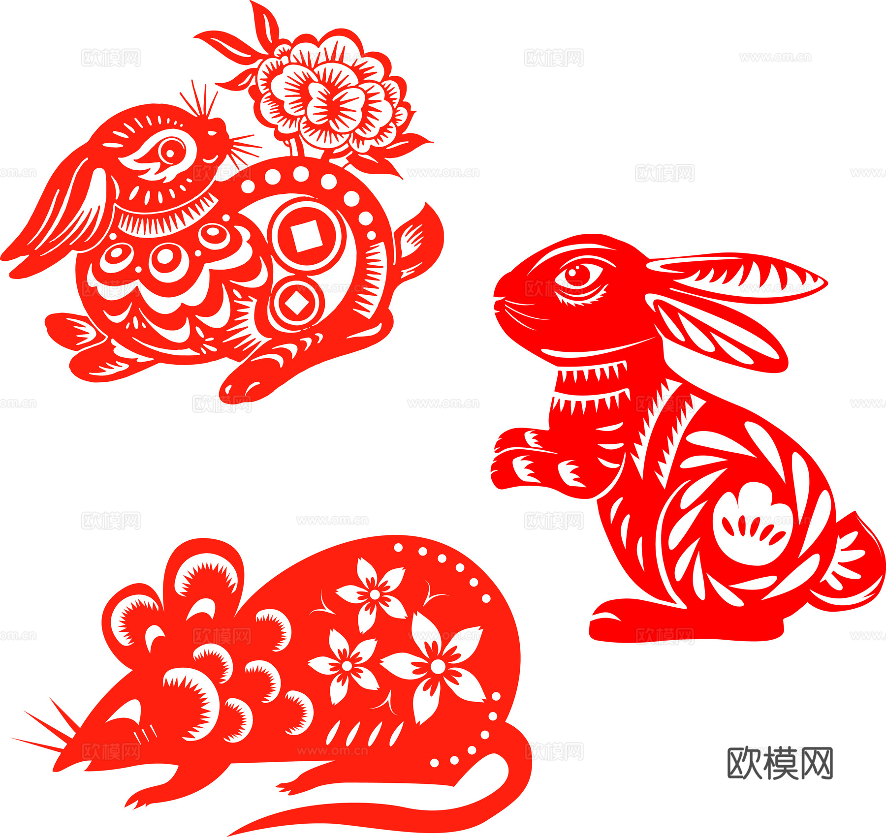 剪纸cad施工图
