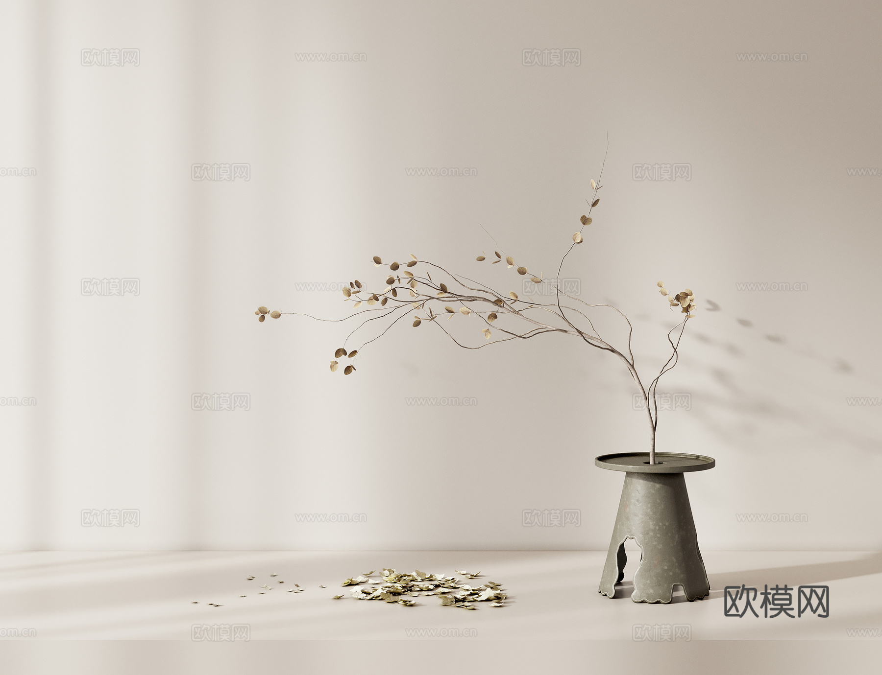 盆栽摆件su模型