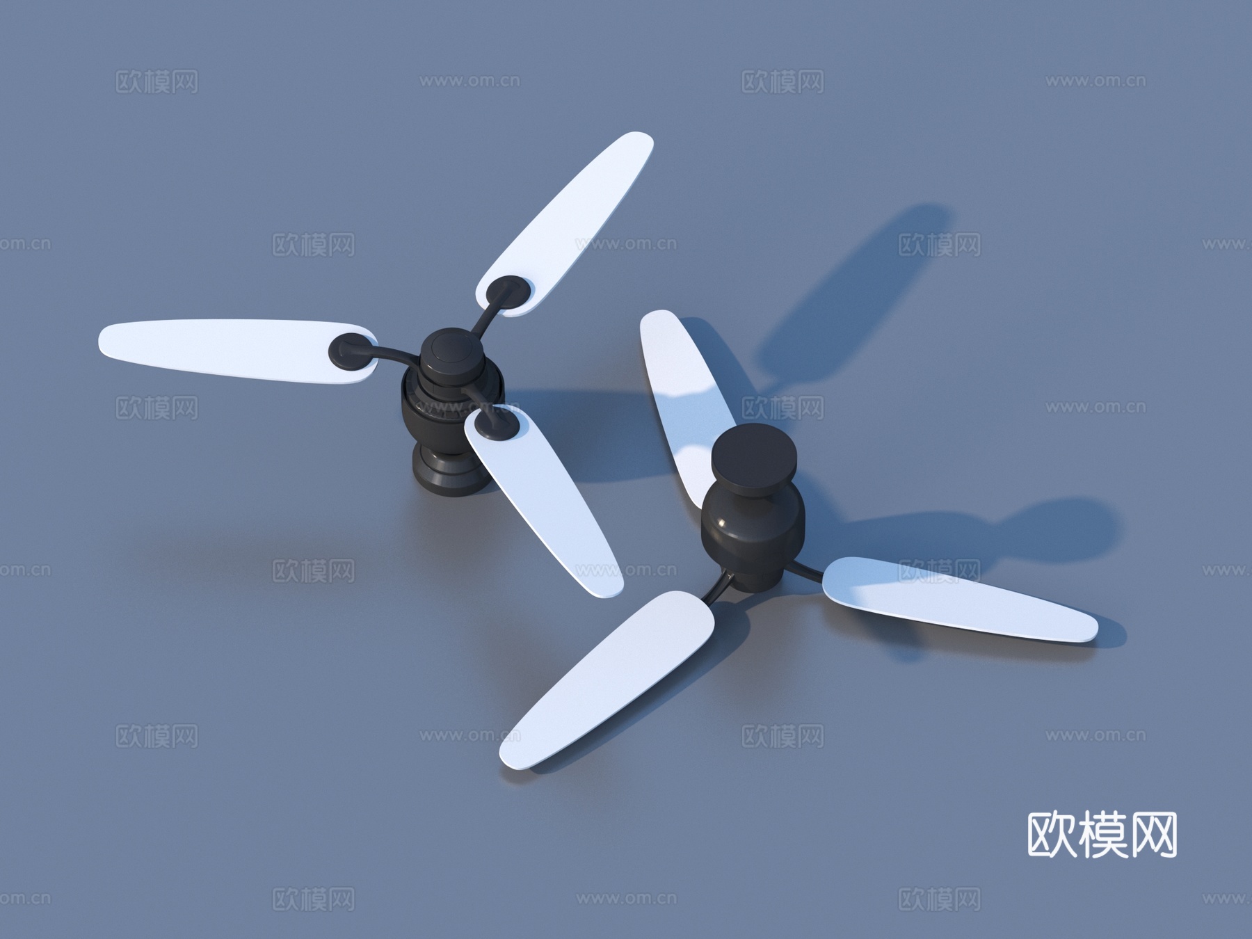 风扇 吊扇 电风扇3d模型