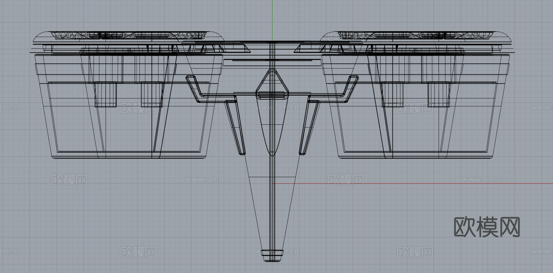 浮萍清理机cad施工图下载（渲染图1）