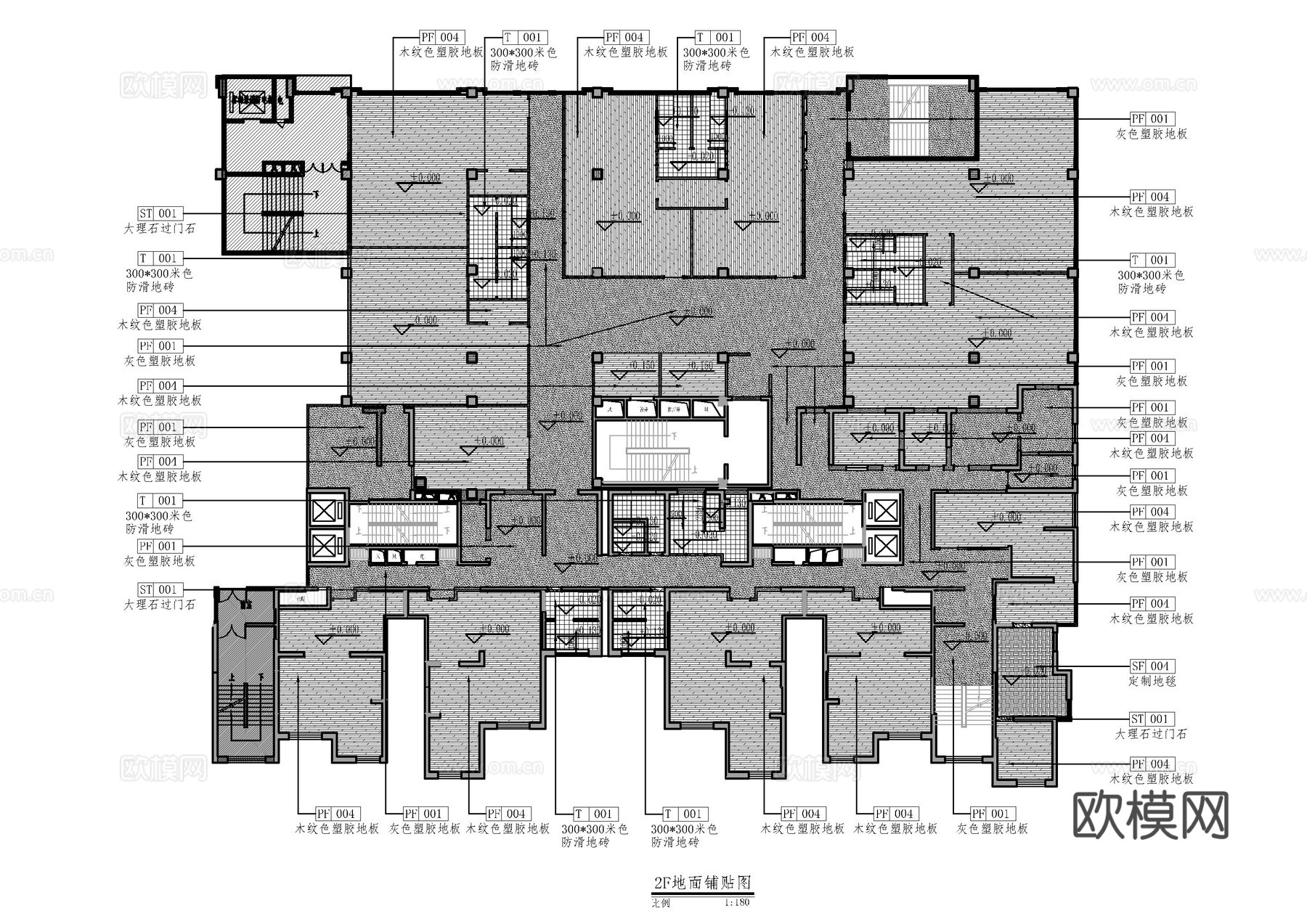 3000平方三层幼儿园施工图cad施工图