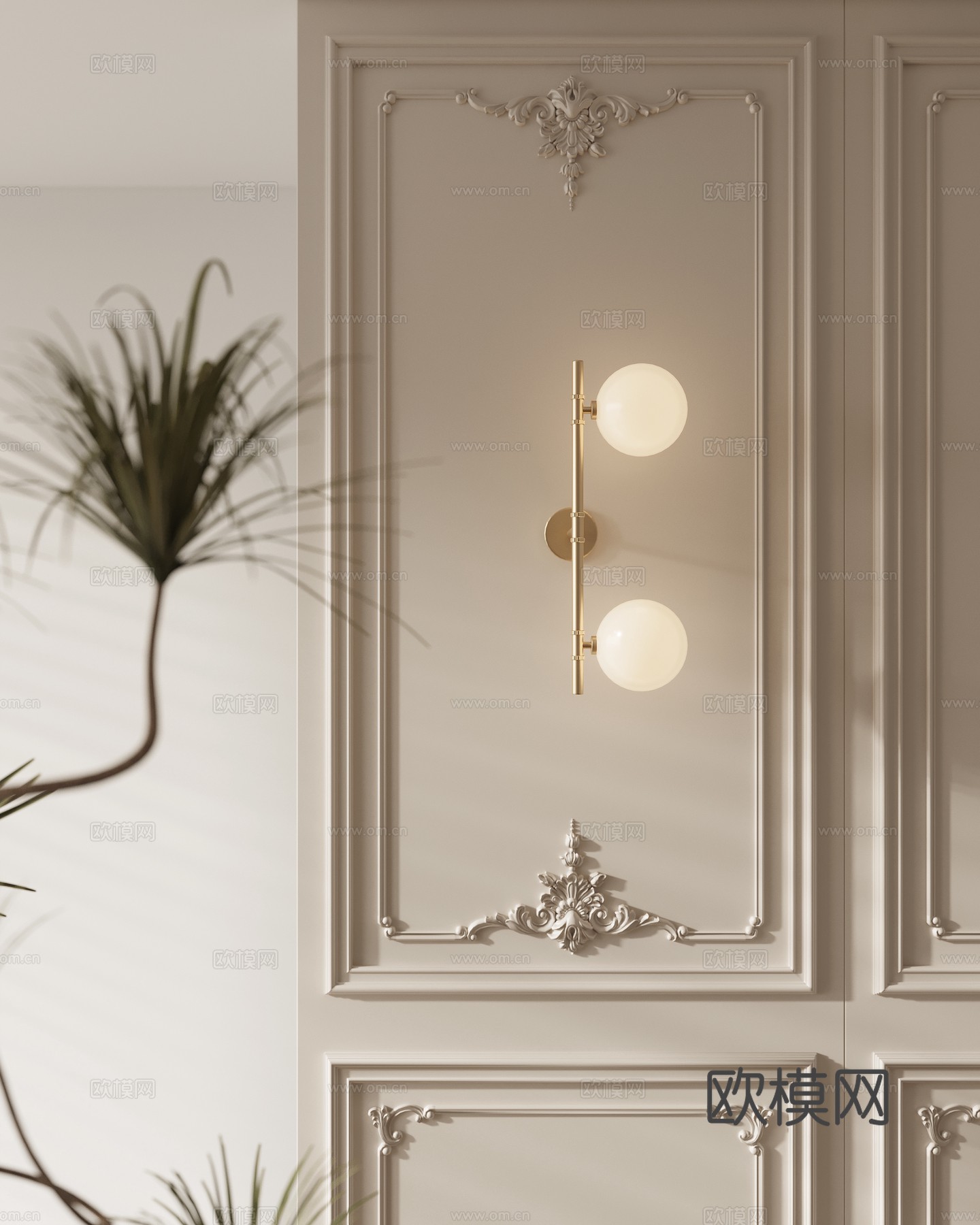 壁灯3d模型下载