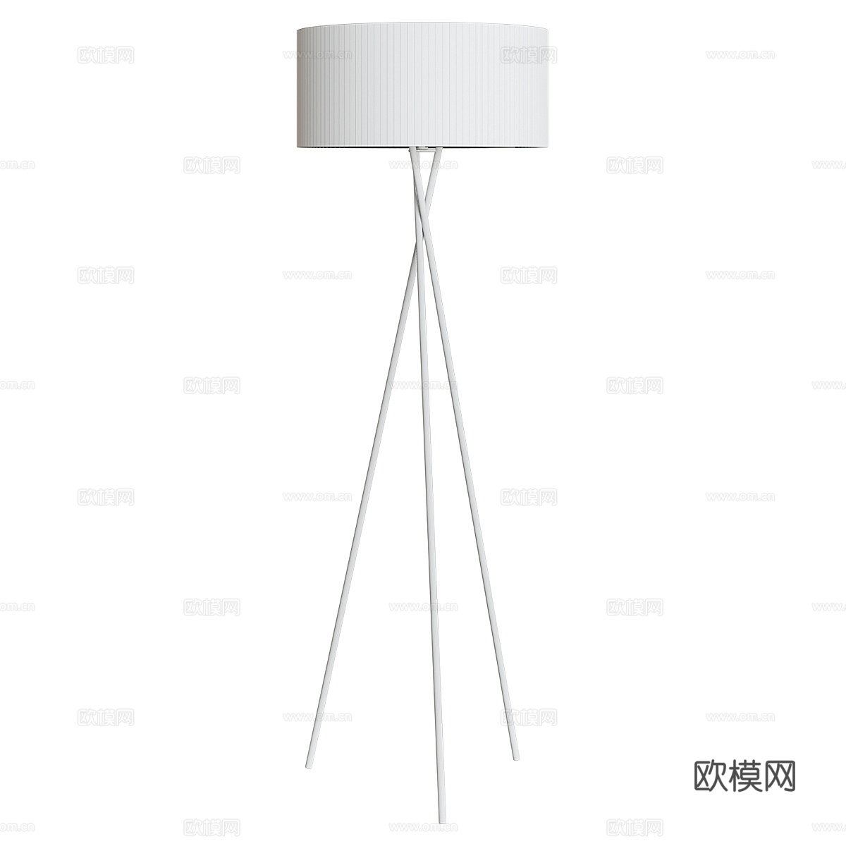现代轻奢极简落地灯3d模型