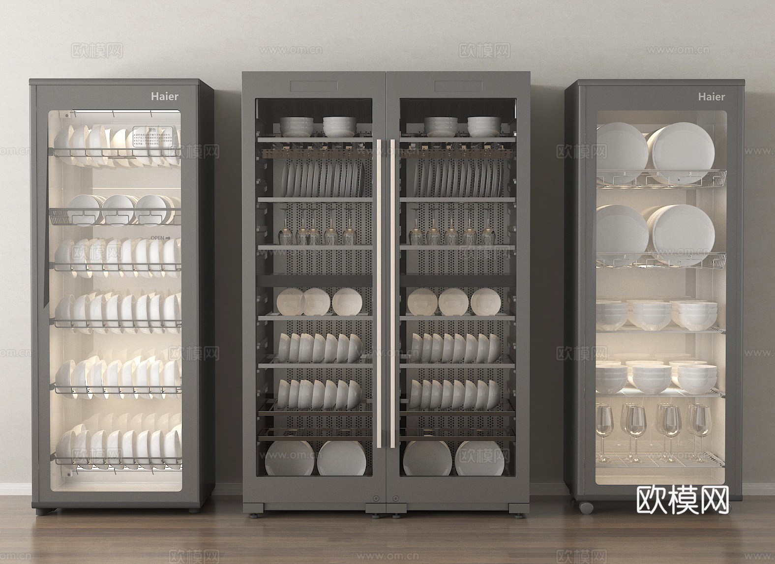 碗柜 消毒柜 餐具柜su模型