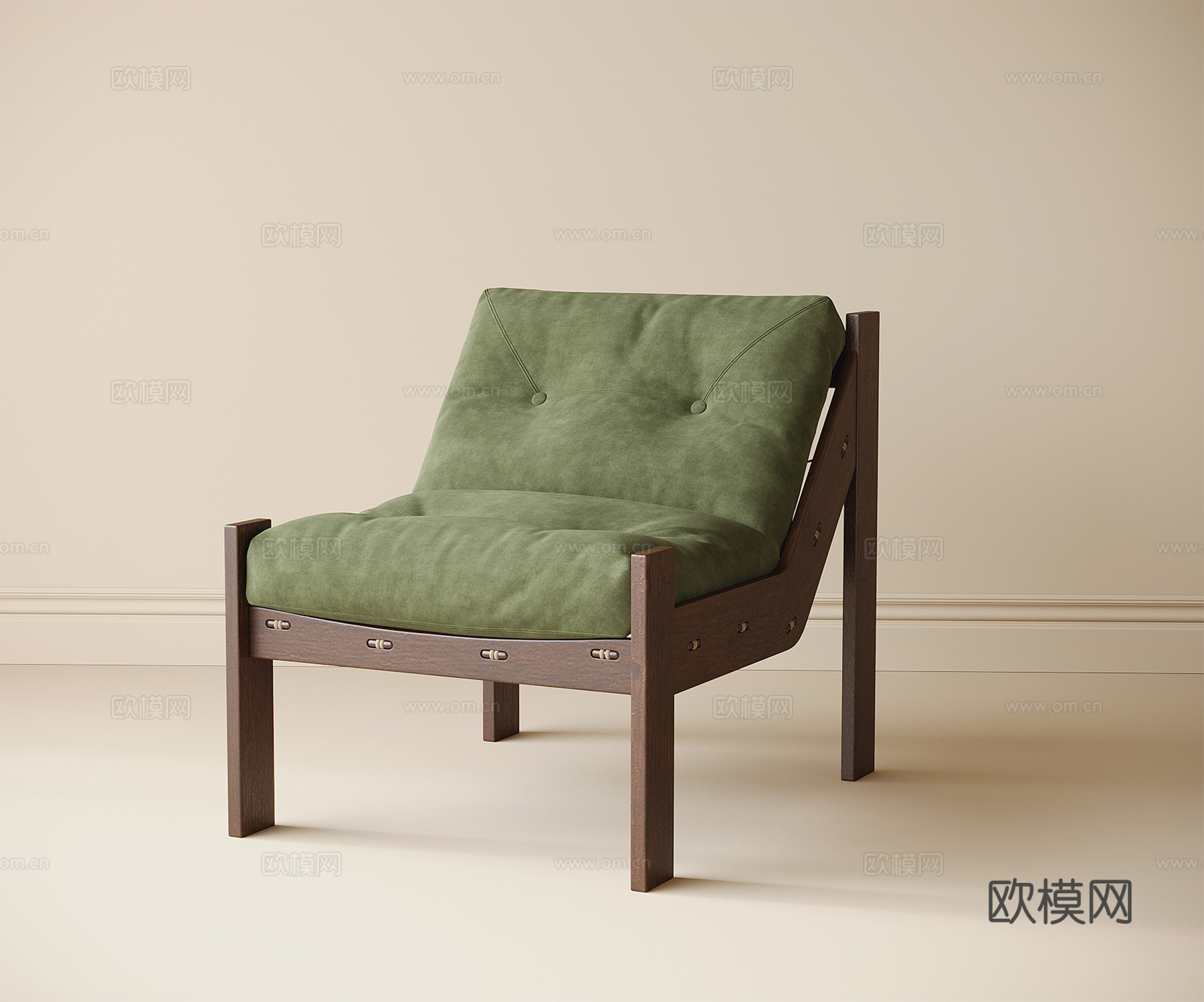 现代休闲椅 单椅su模型