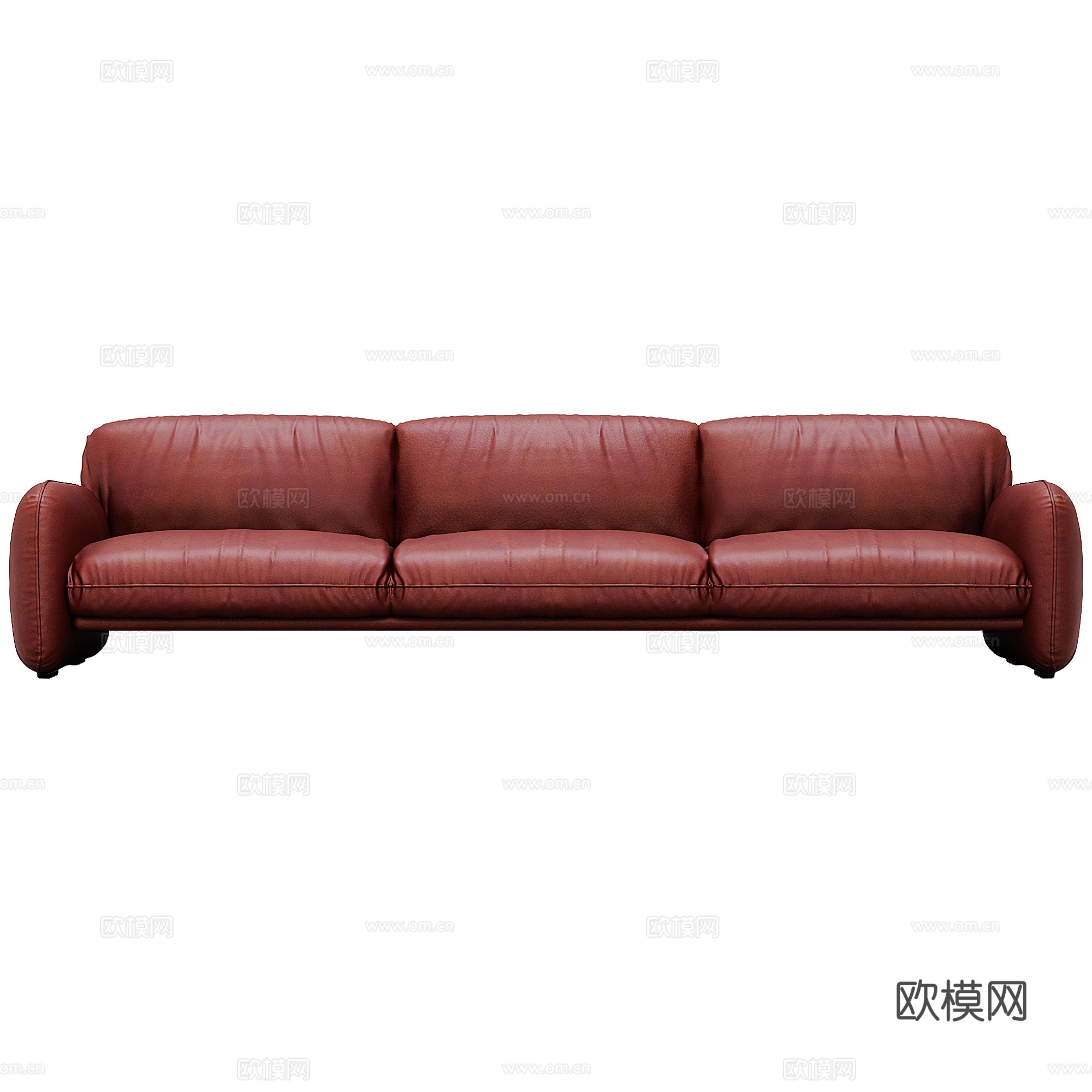 多人沙发3d模型下载（渲染图2）
