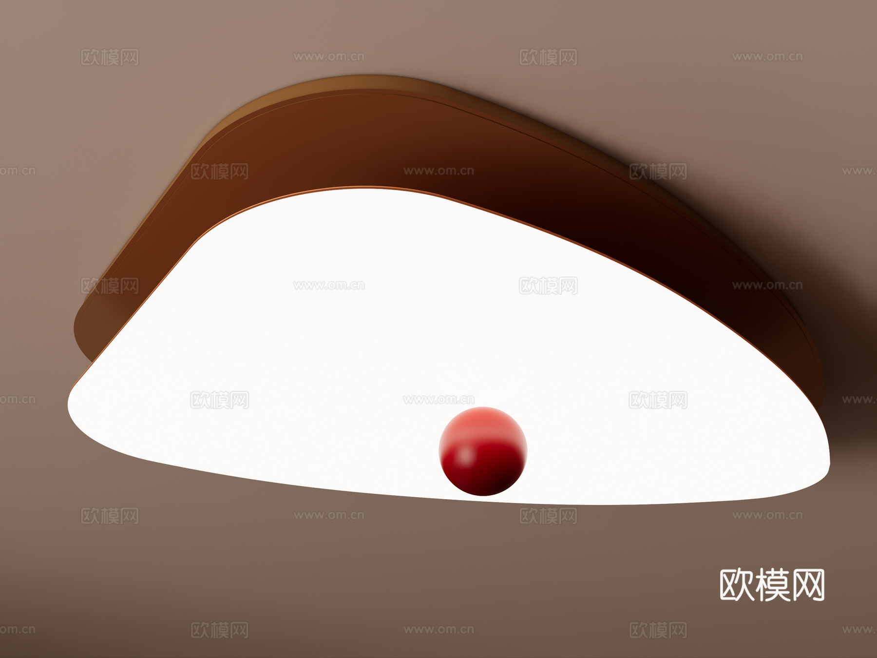 现代吸顶灯su模型