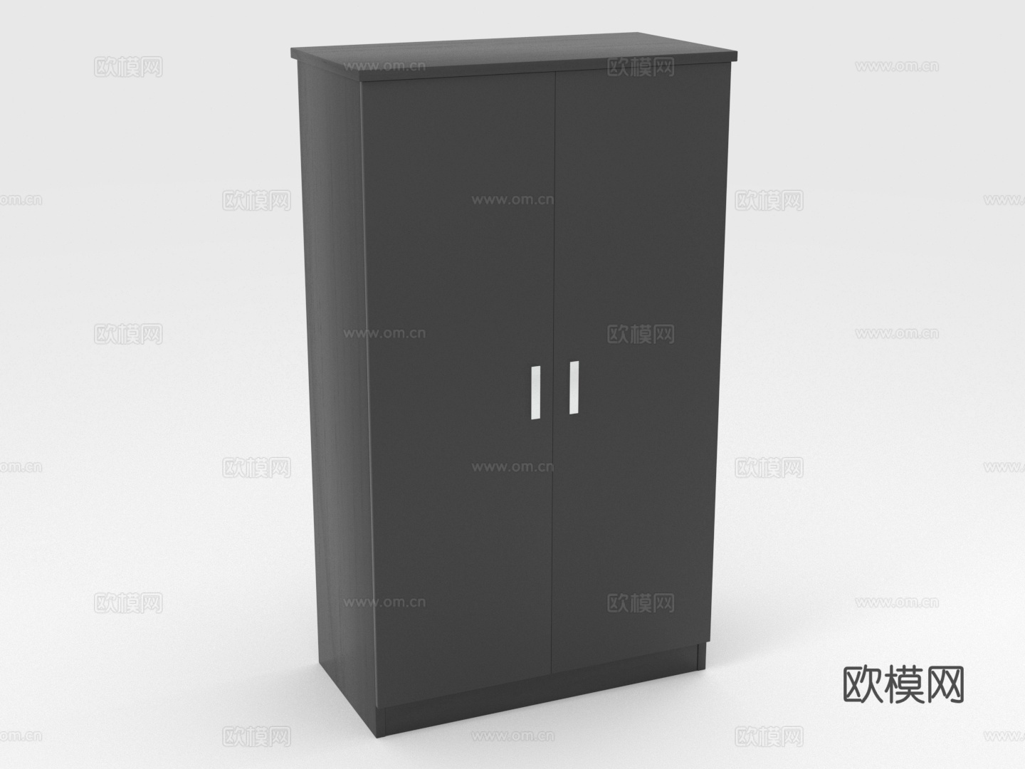衣柜 储物柜 置物柜 两门柜 立柜 柜子3d模型