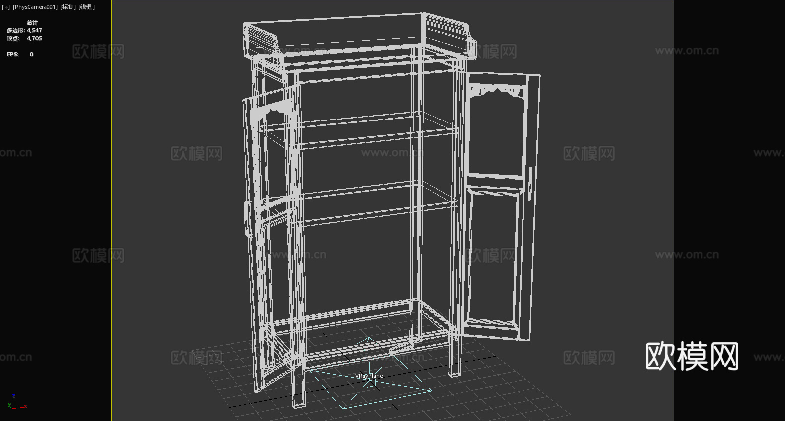 柜子 木柜 置物柜 储物柜3d模型