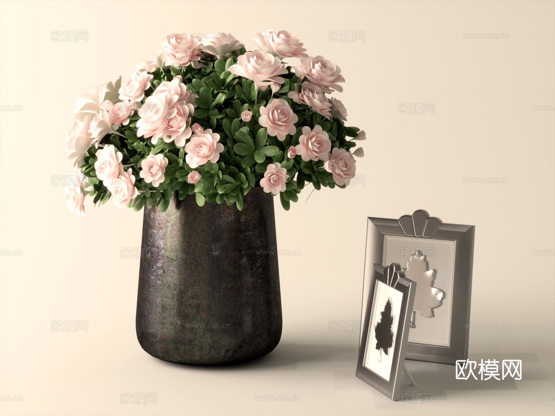 现代花艺花卉3d模型