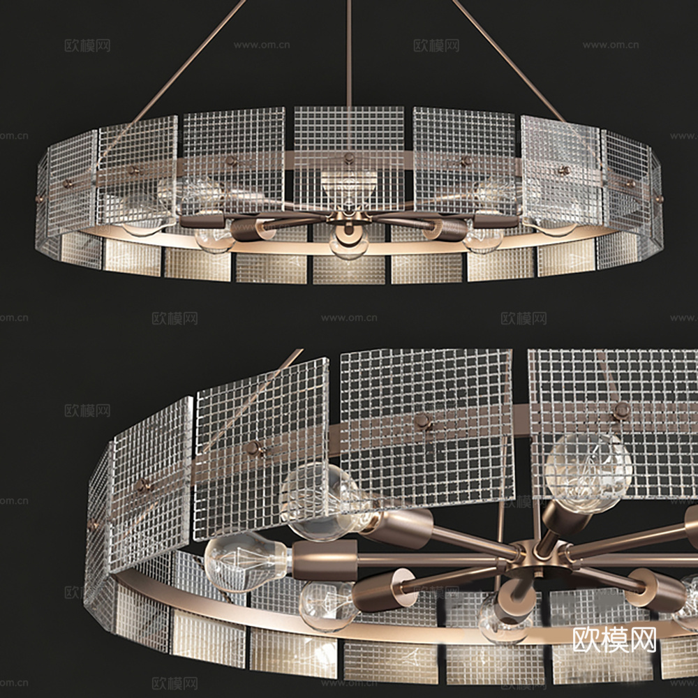 吊灯 灯具 装饰灯 照明灯3d模型