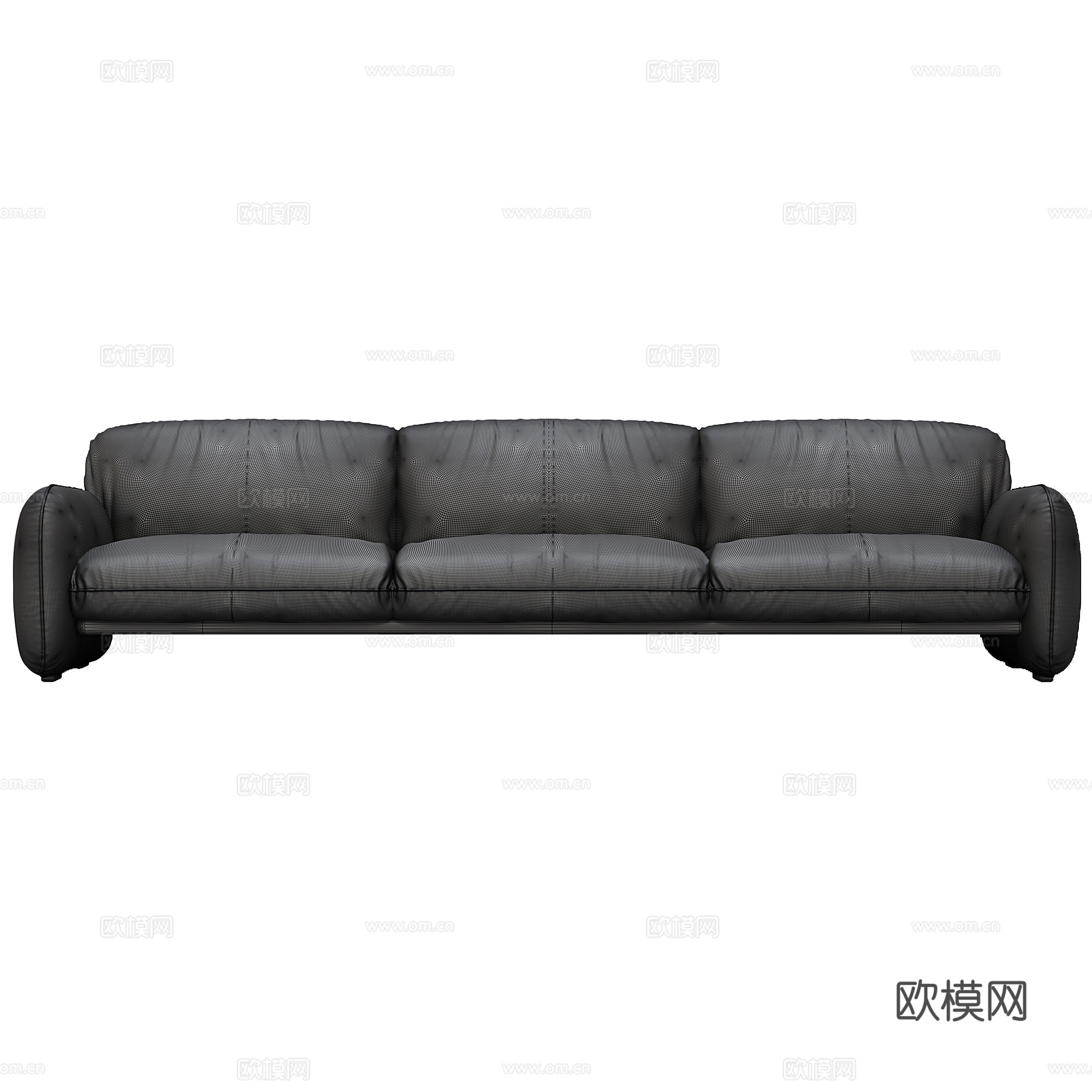 多人沙发3d模型下载（渲染图4）