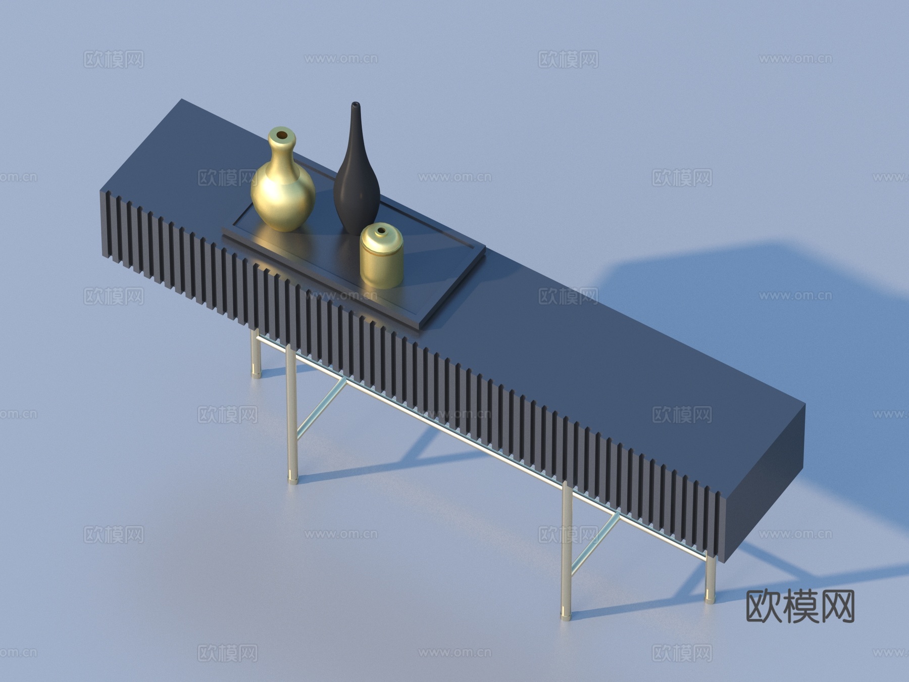 边柜 柜子 矮柜3d模型