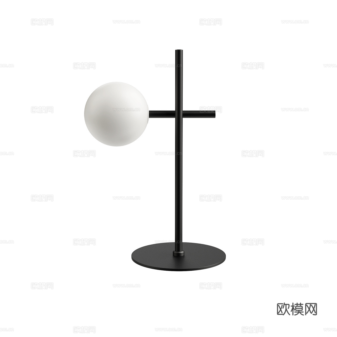 Mantra 现代台灯 极简台灯 玻璃台灯 球形台灯3d模型