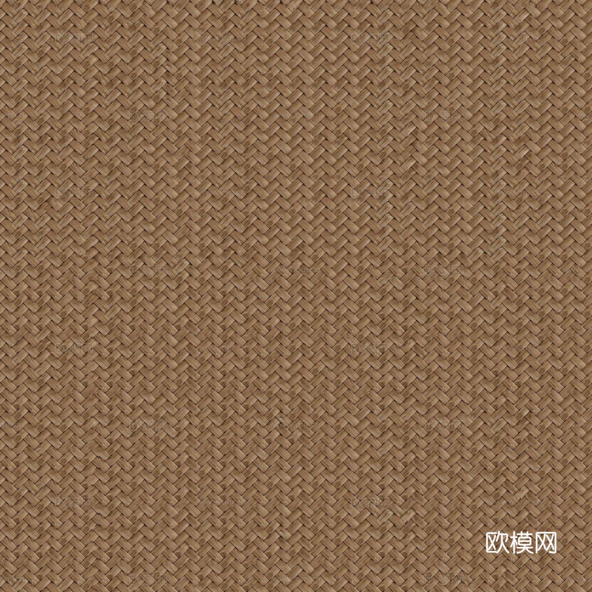 无缝竹编贴图