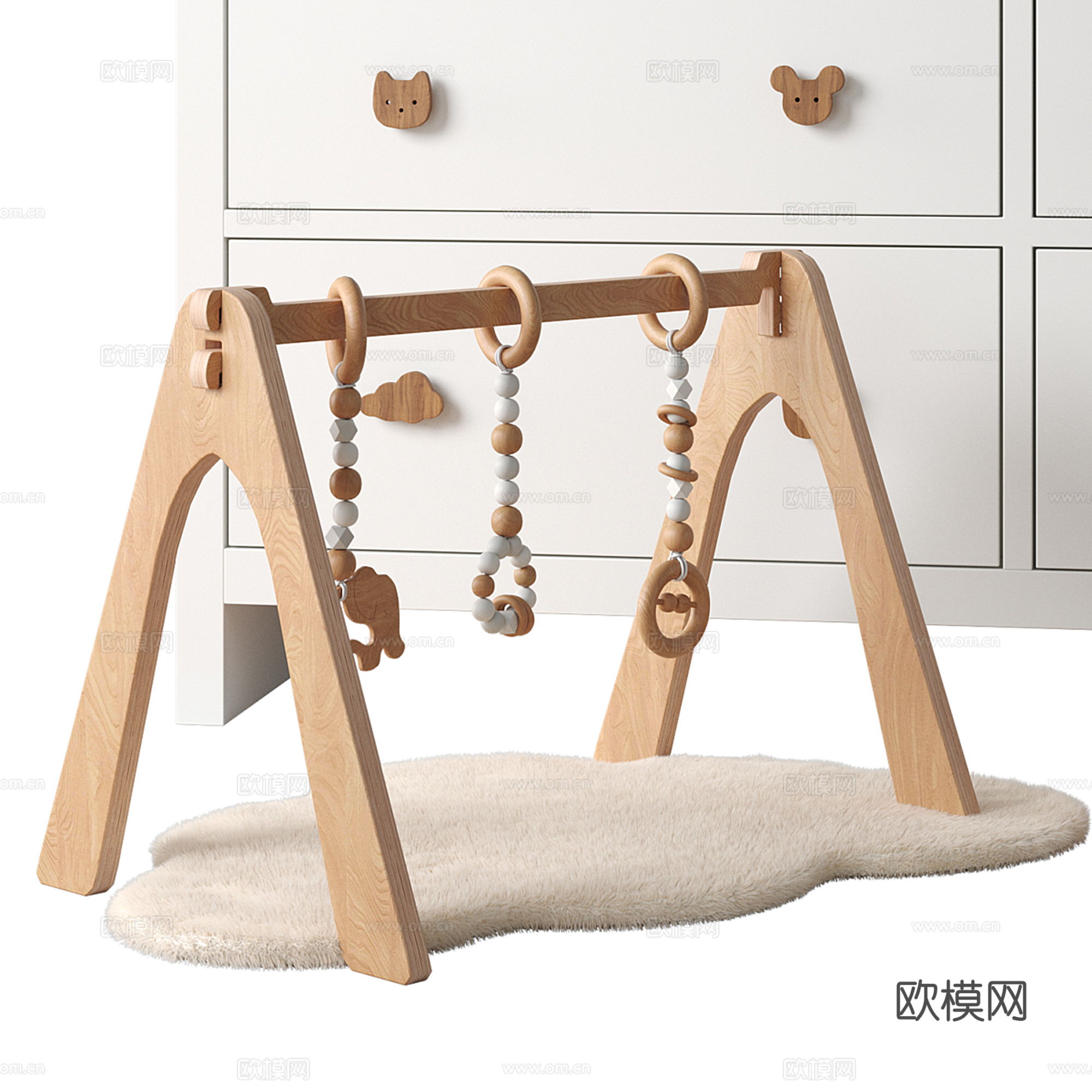 现代儿童玩具su模型