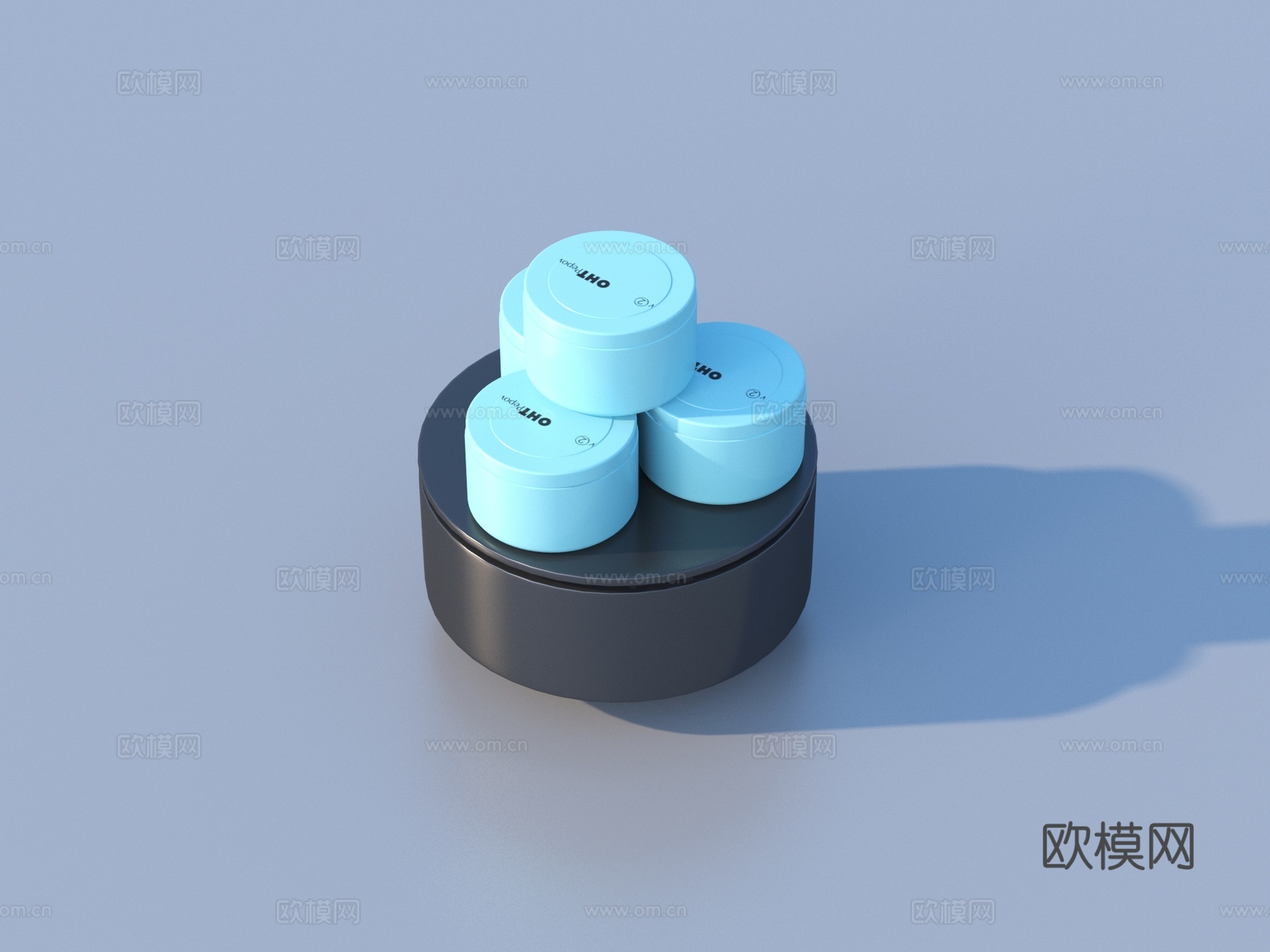 化妆品 盒子3d模型