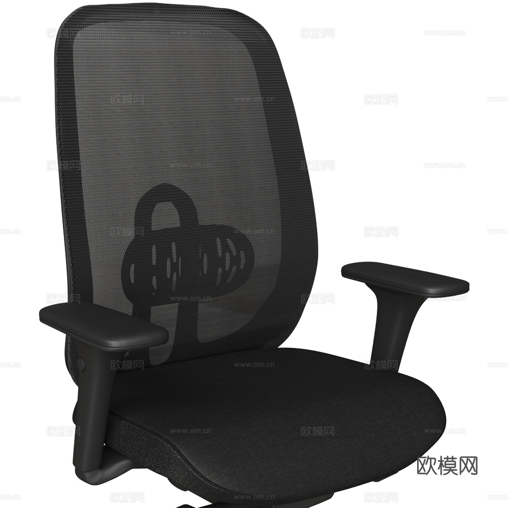 现代意式办公椅 电脑椅3d模型