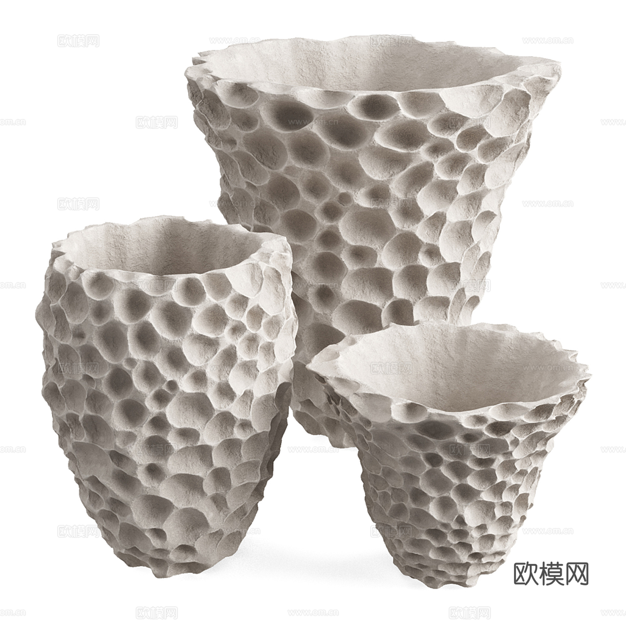 中古风陶瓷器皿su模型