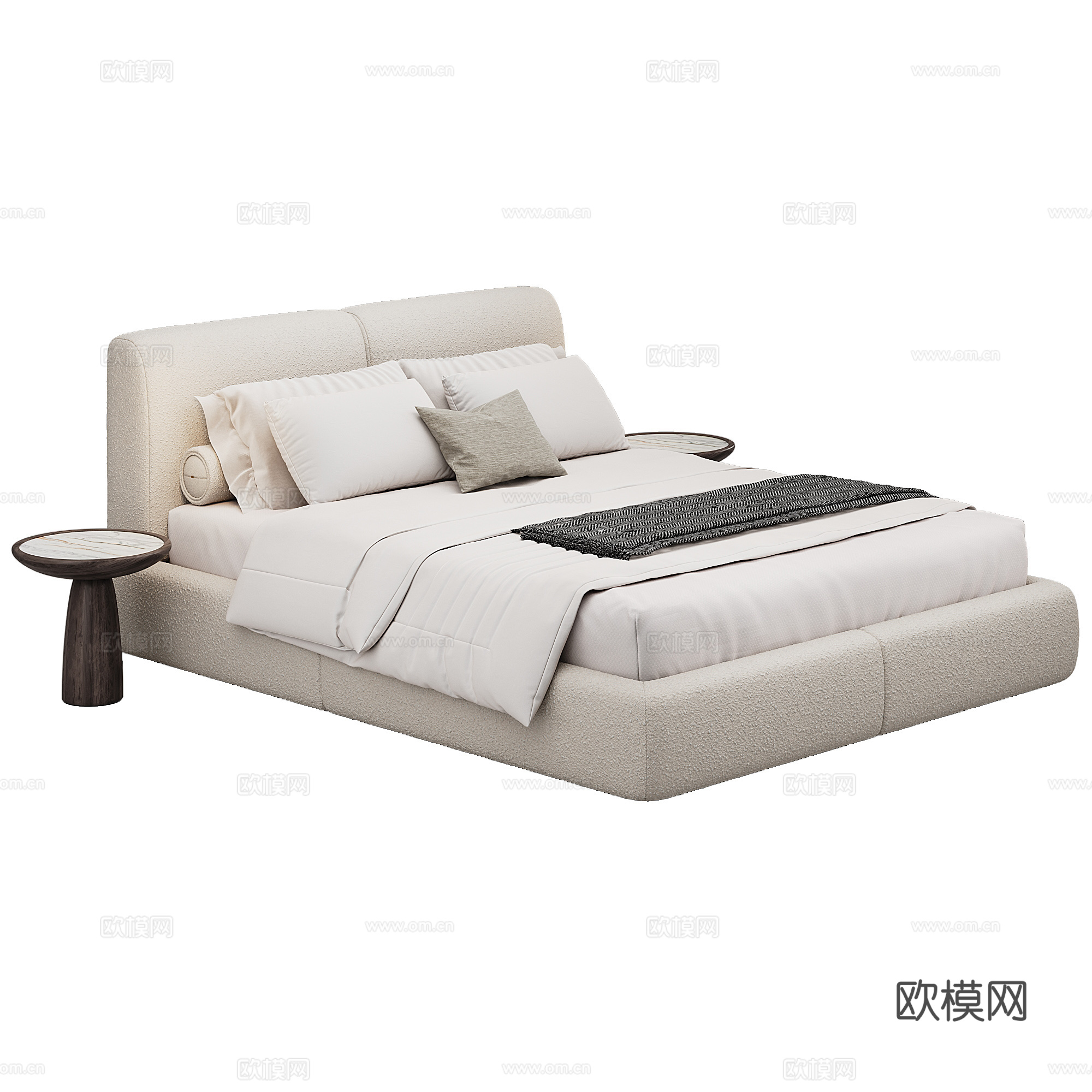 MARGOT Bed By Domkapa 卧室 现代 双人3d模型