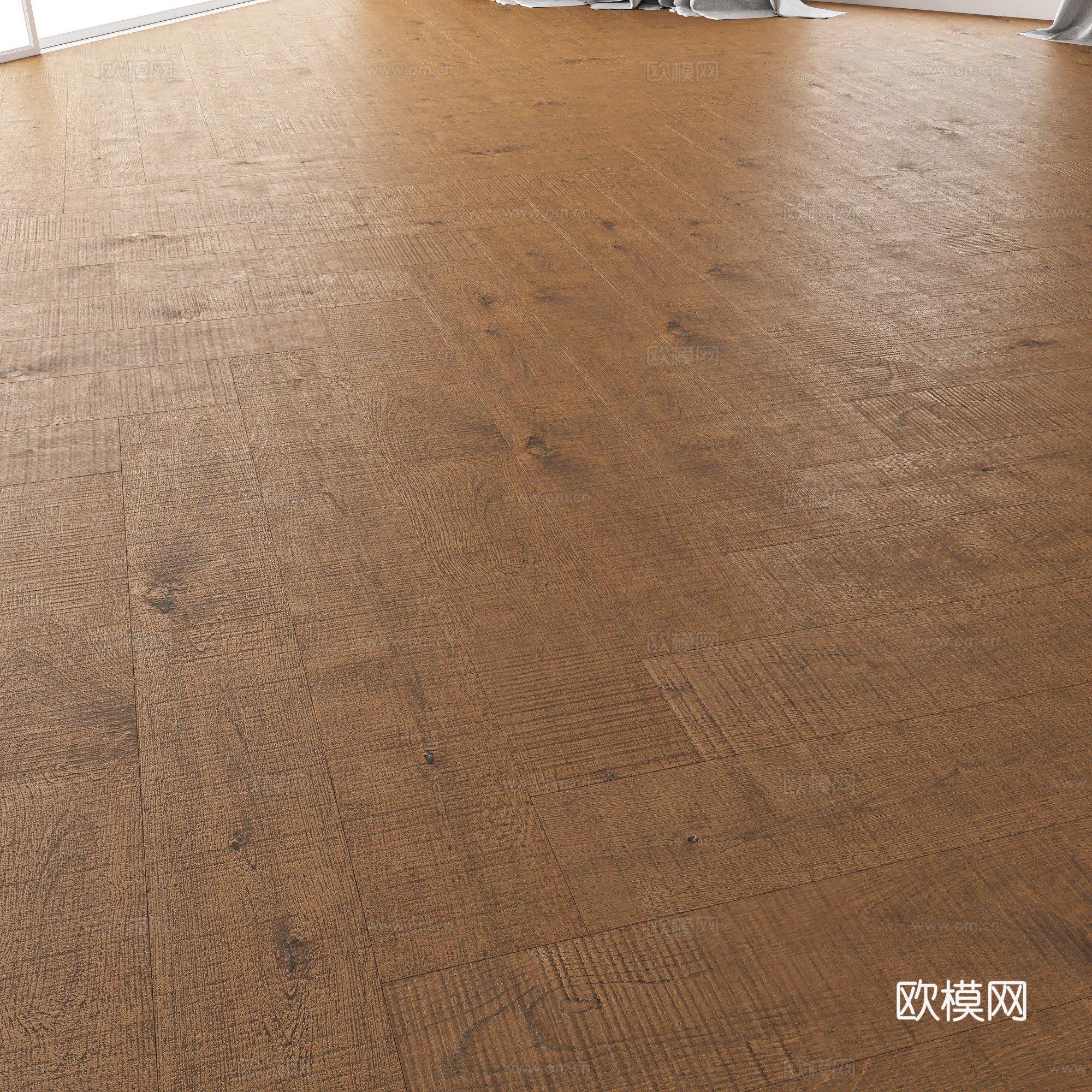 新中式木地板材质3d模型