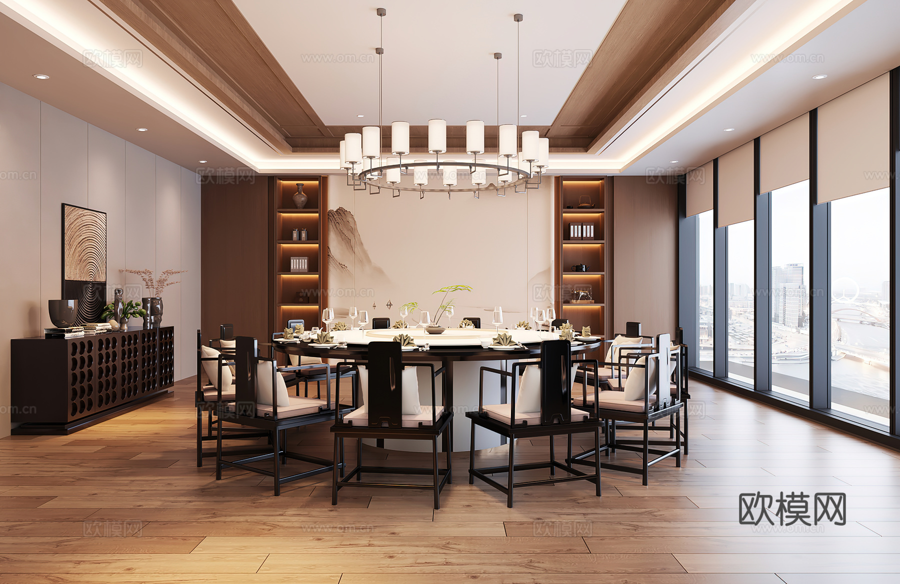 包厢 包间 餐厅包厢 餐饮包间 餐饮包房3d模型