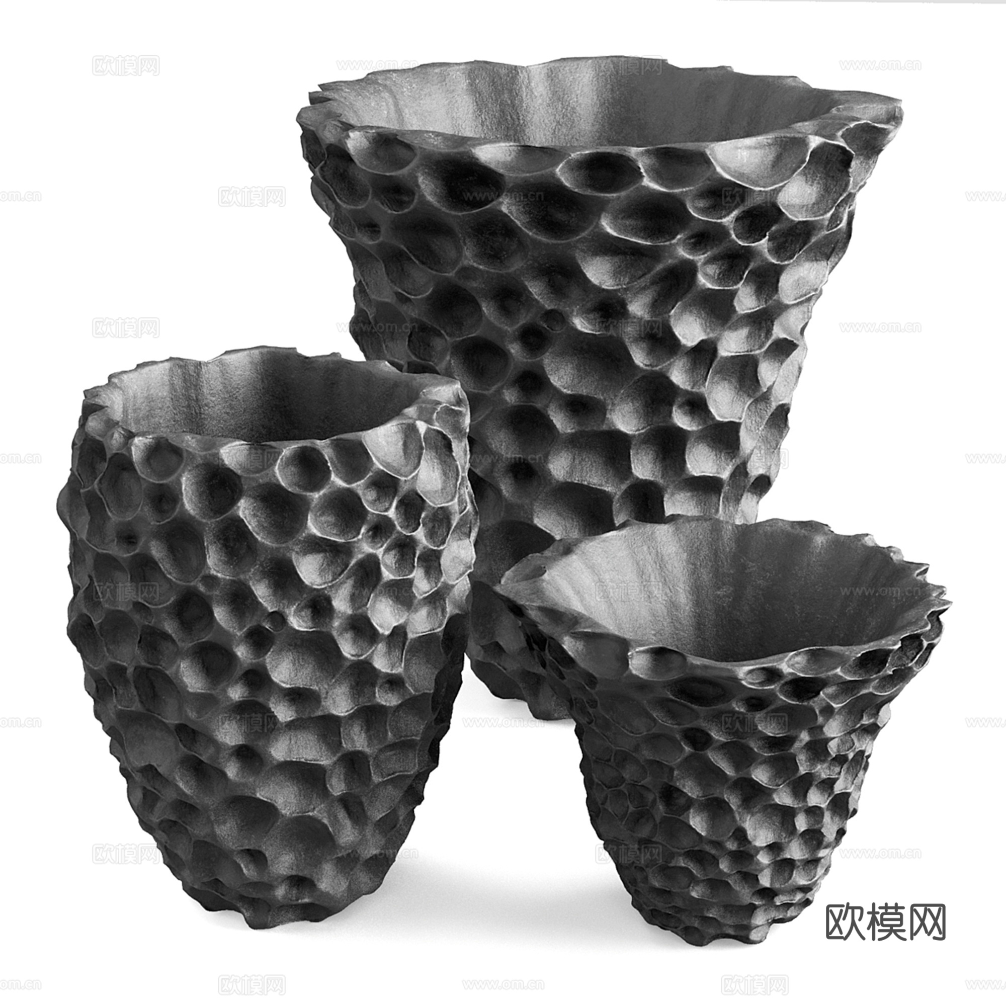 中古风陶瓷器皿su模型
