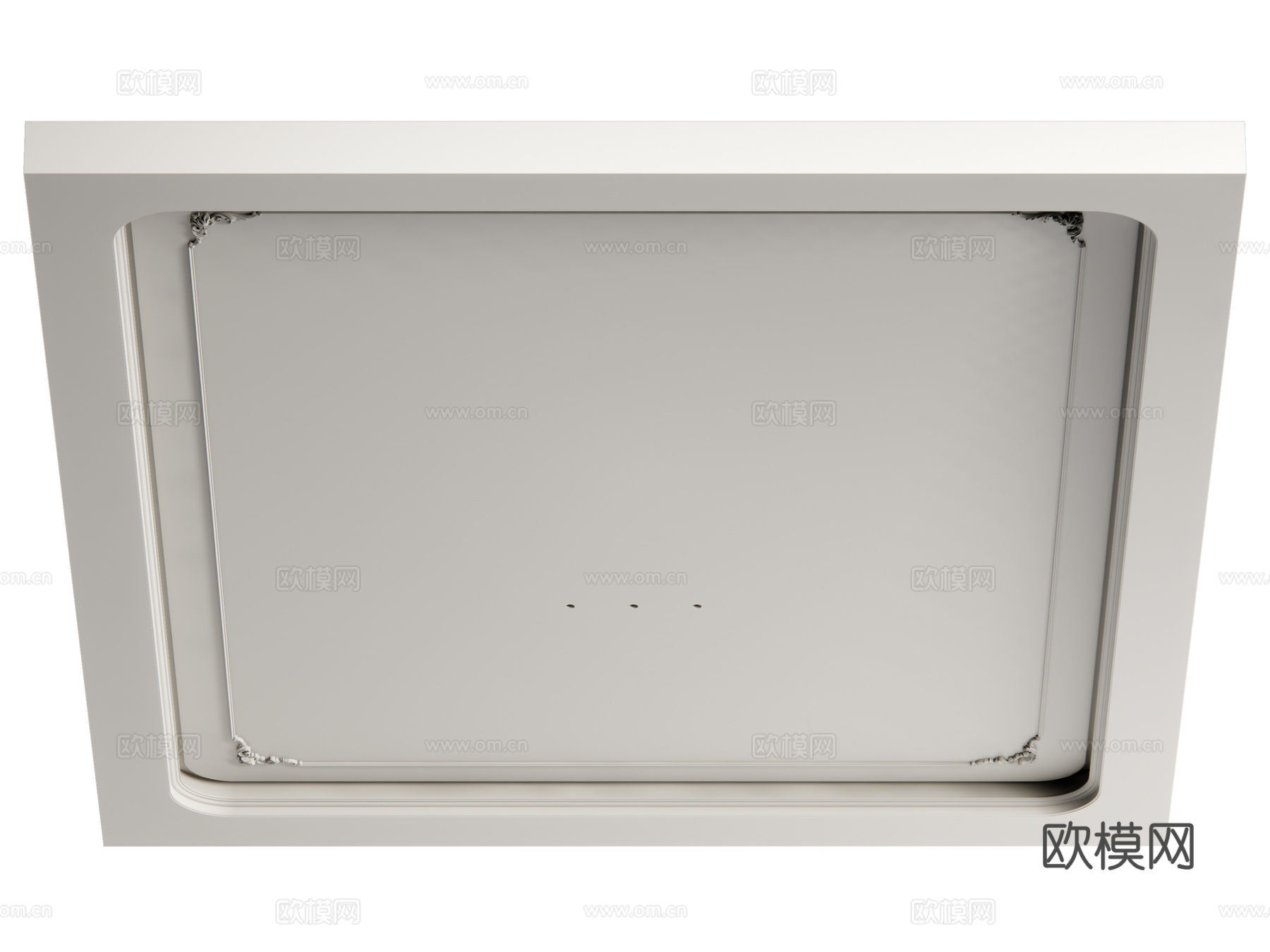 中古风吊顶su模型