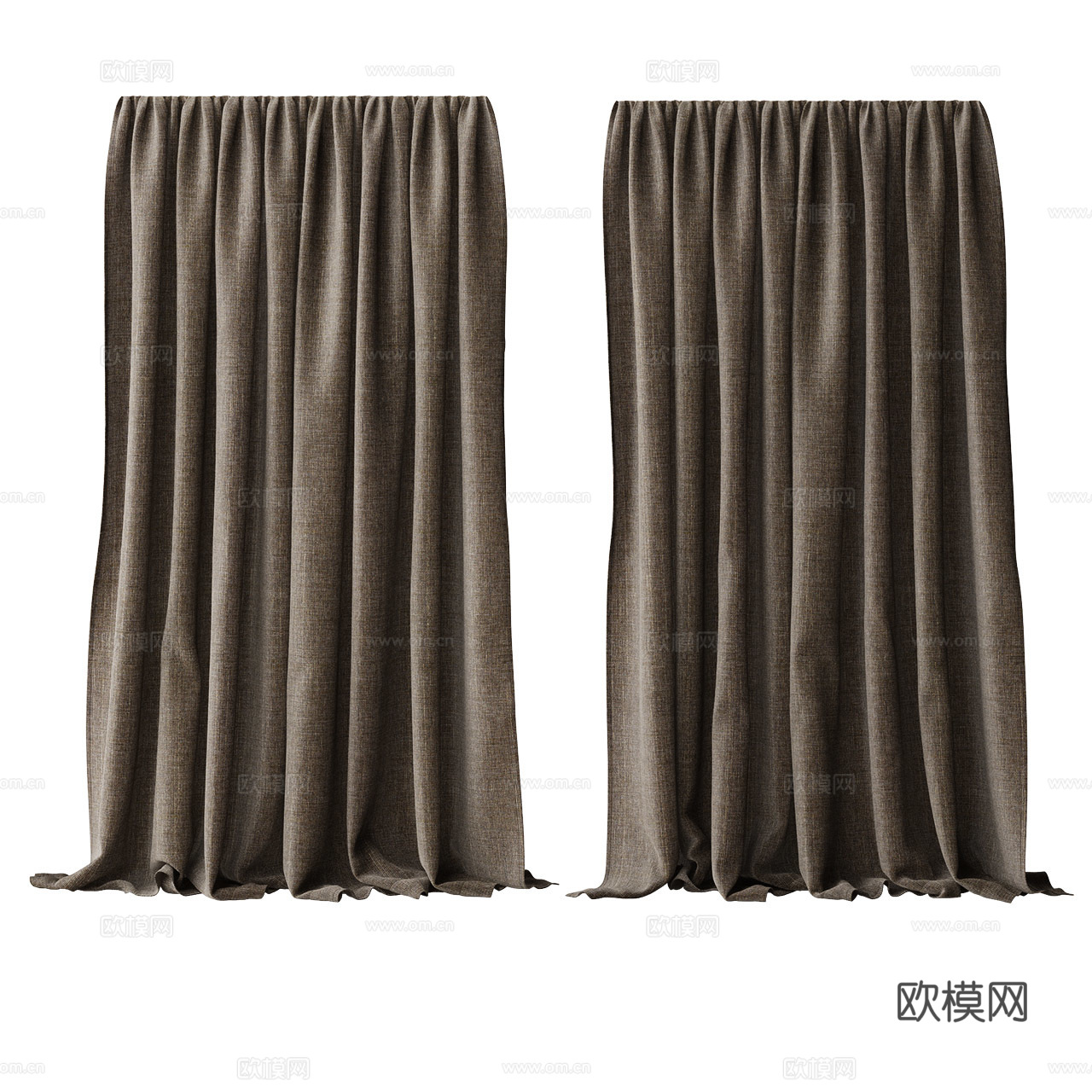 kvadrat 现代窗帘 布艺窗帘 布帘 窗帘 纱帘 拉帘3d模型