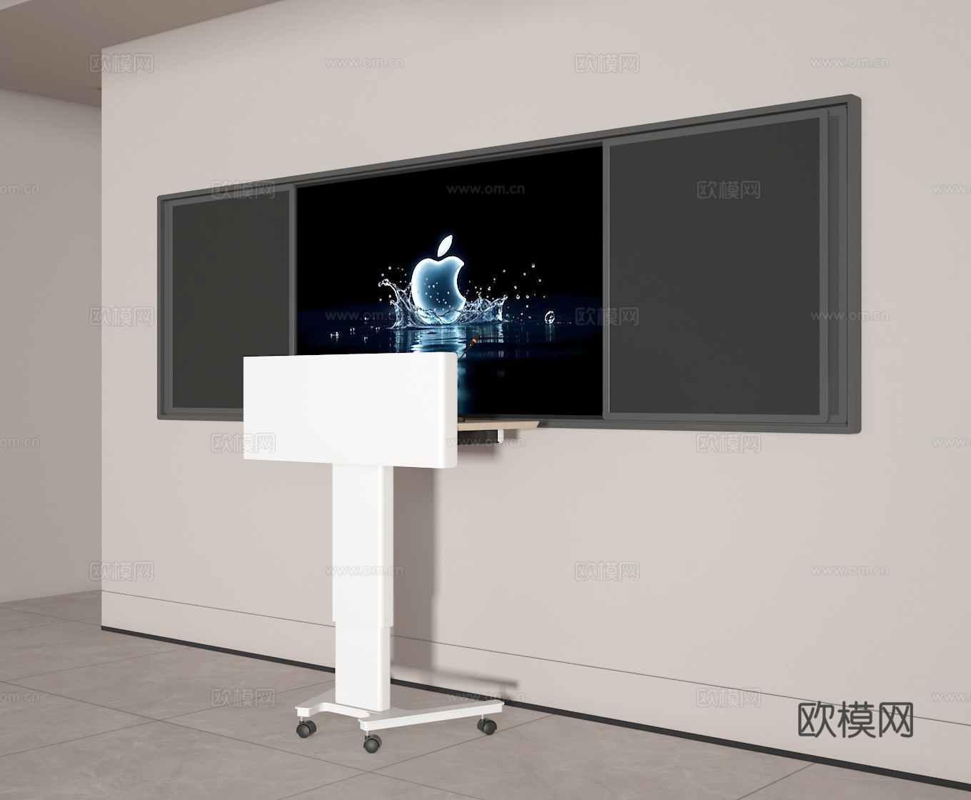 讲台3d模型