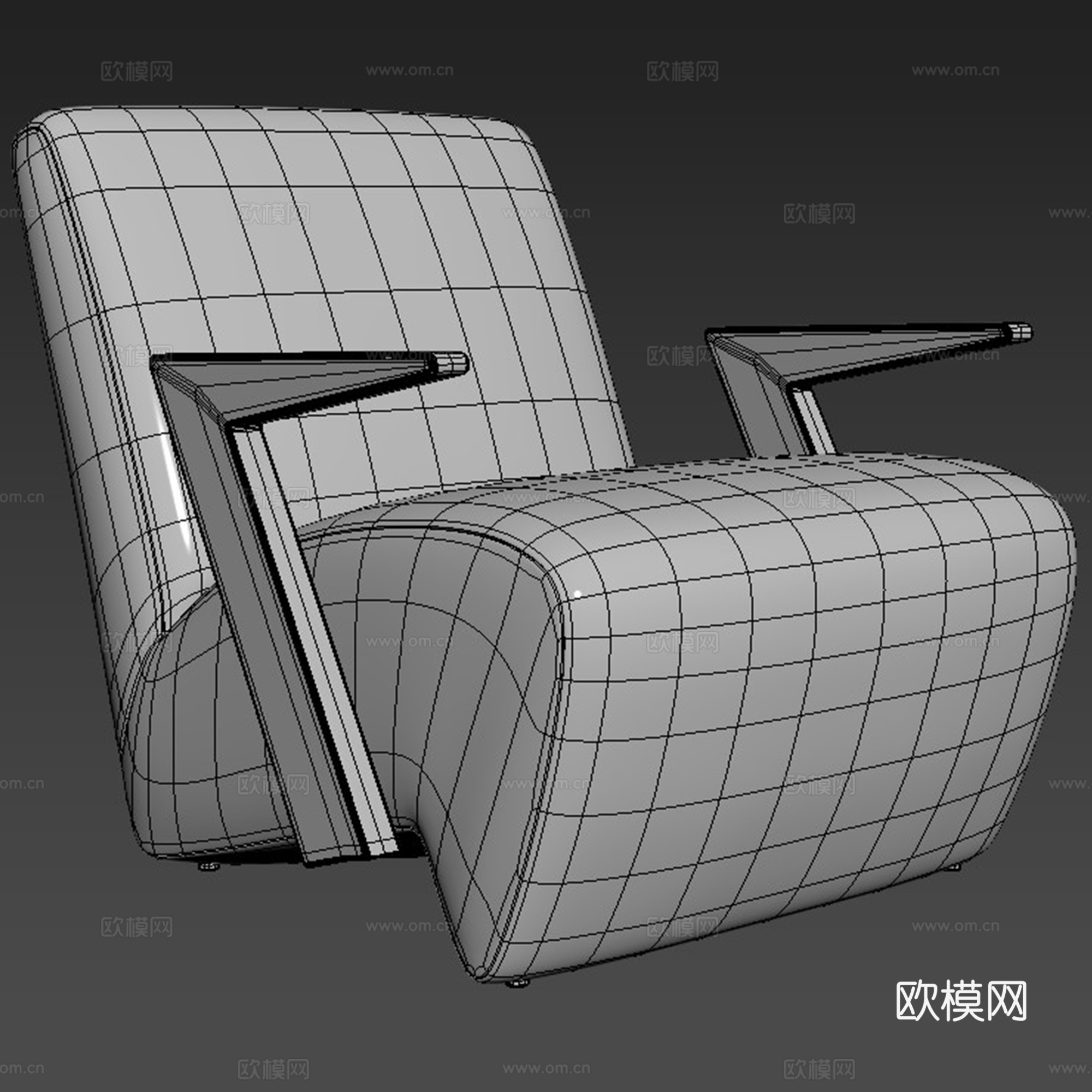 Chair Venosa By Eichholtz 休闲椅3d模型