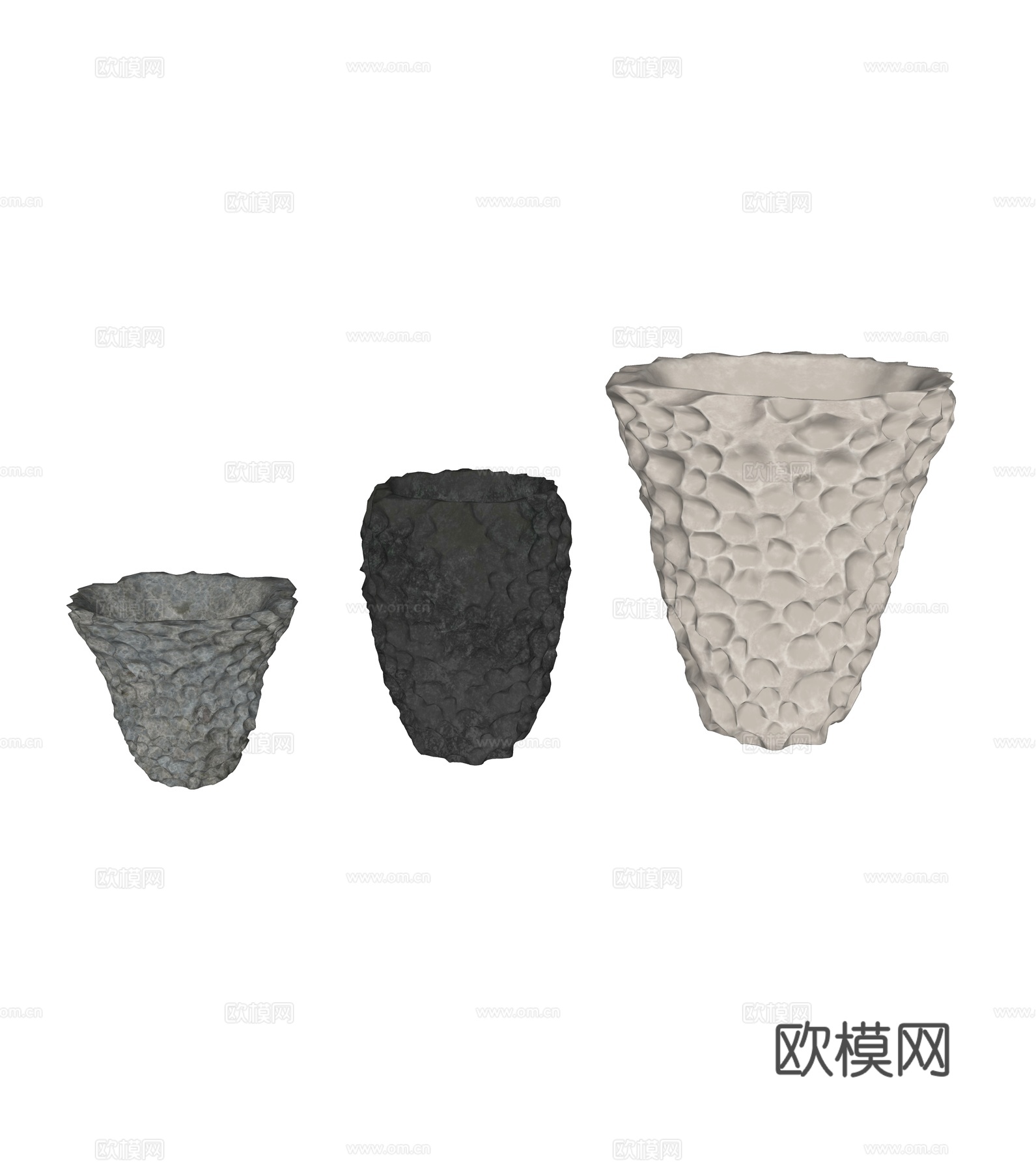 中古风陶瓷器皿su模型