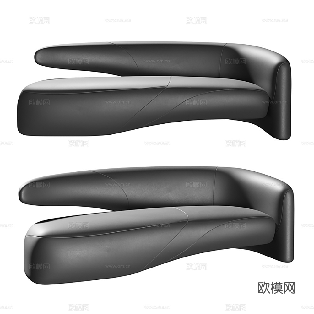 Giorgetti意大利异型沙发3d模型