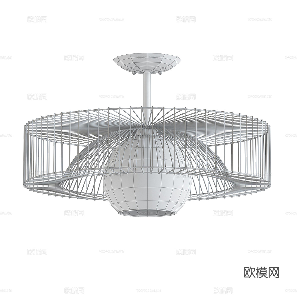 现代北欧吸顶灯3d模型