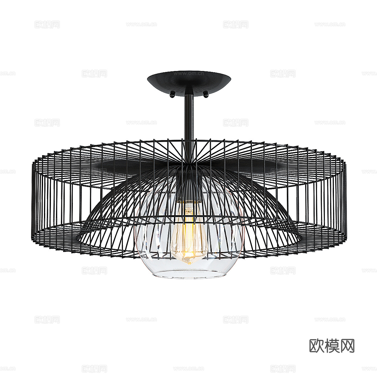 现代北欧吸顶灯3d模型