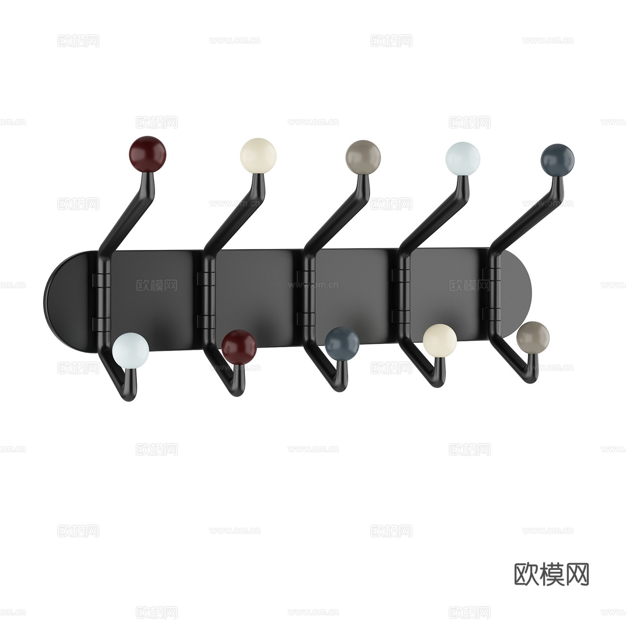 &amp;tradition 衣帽钩 衣帽架 挂衣钩 衣钩3d模型