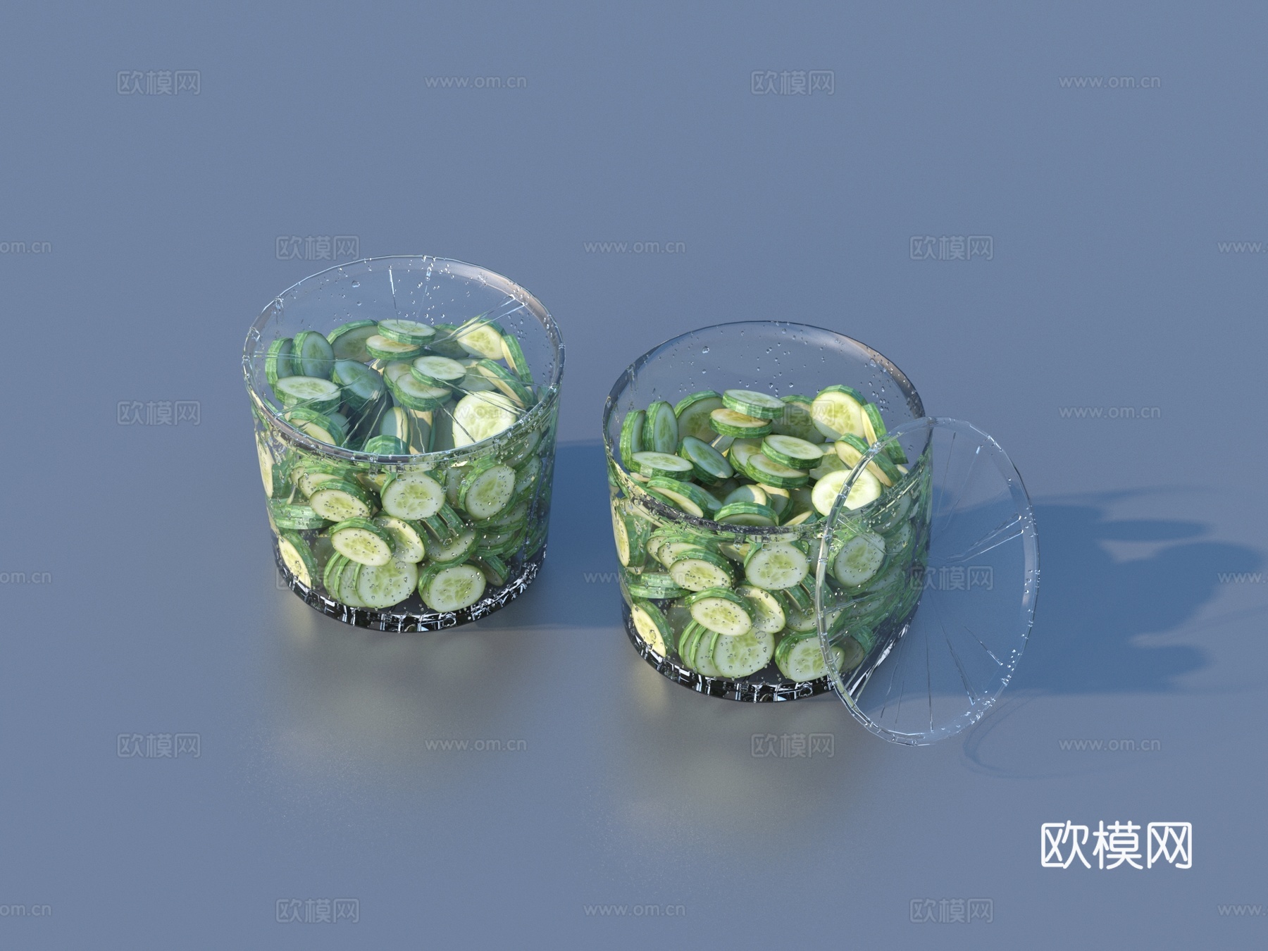 黄瓜 蔬菜 摆件3d模型