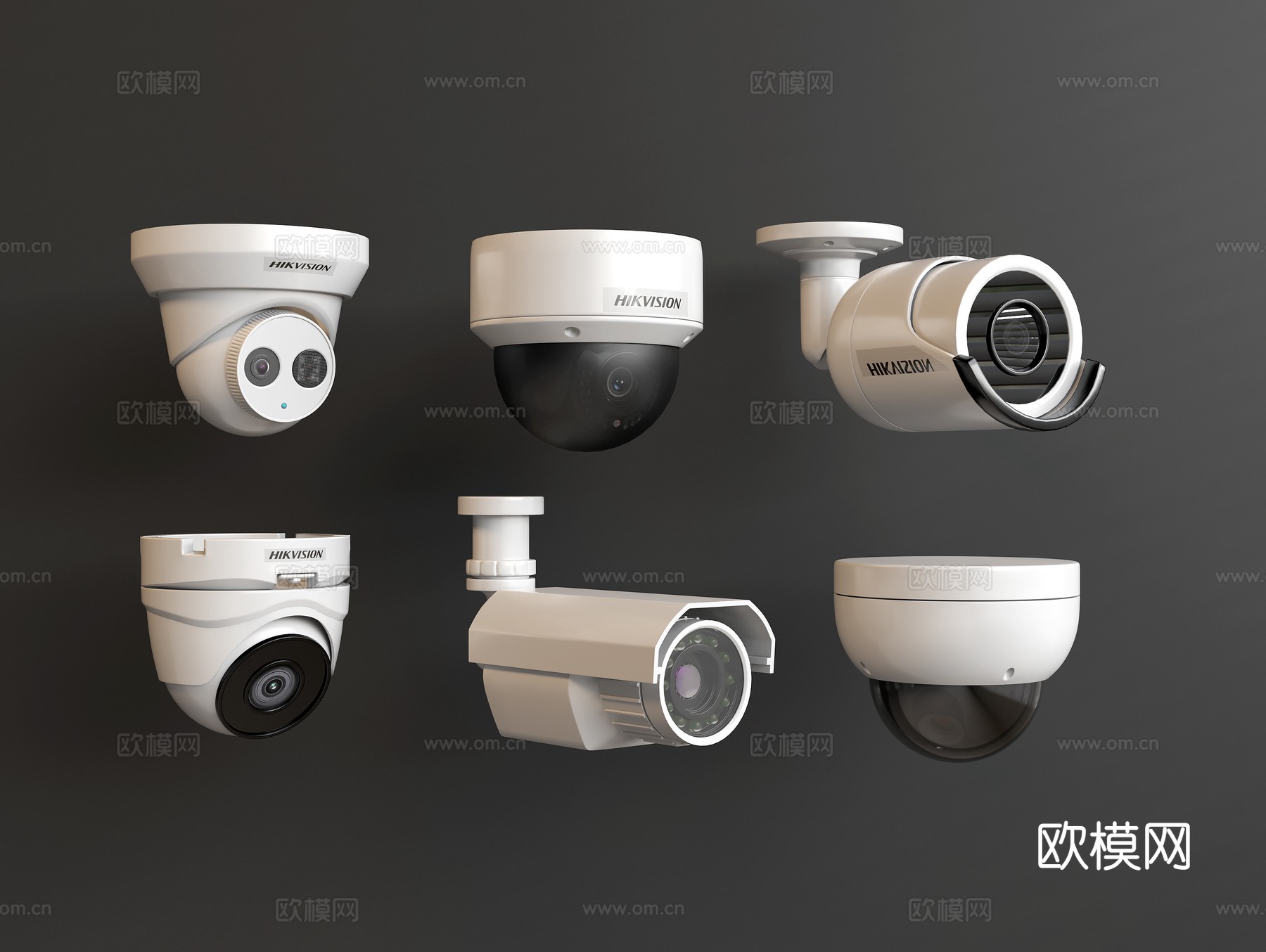 摄像头 监控摄像3d模型