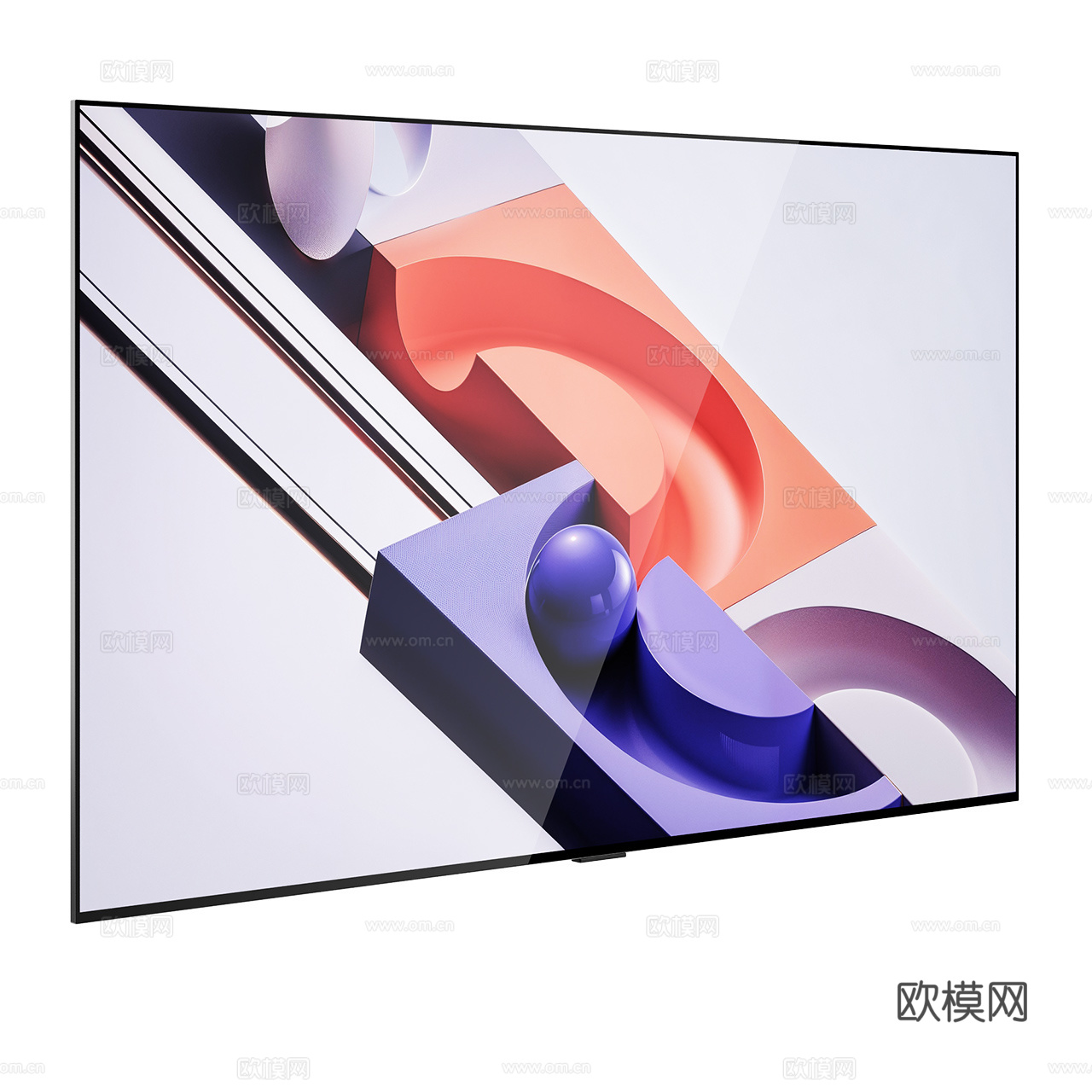 LG OLED 电视 Evo G4 2024 电视机3d模型