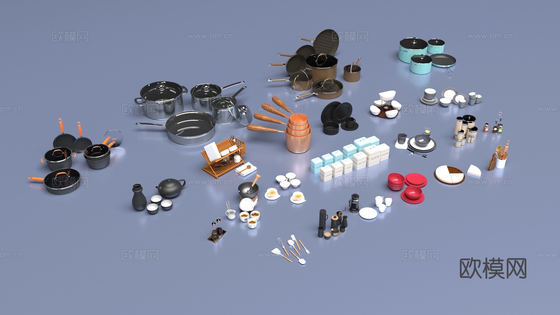 餐具厨具3d模型