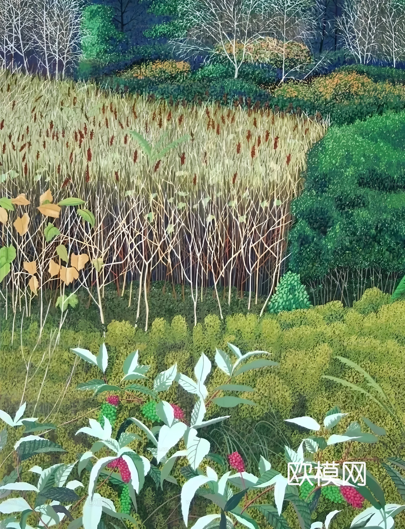 时尚艺术挂画画芯