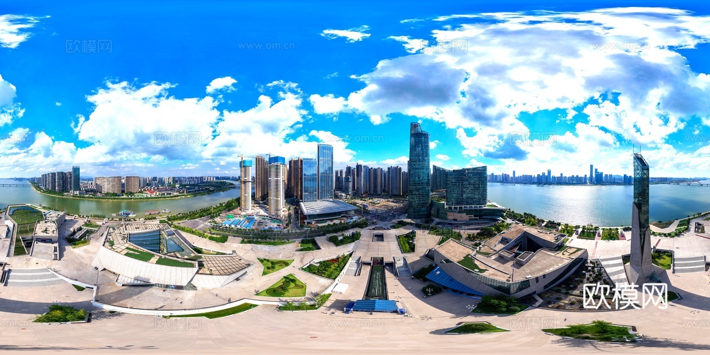 高清城市日景
