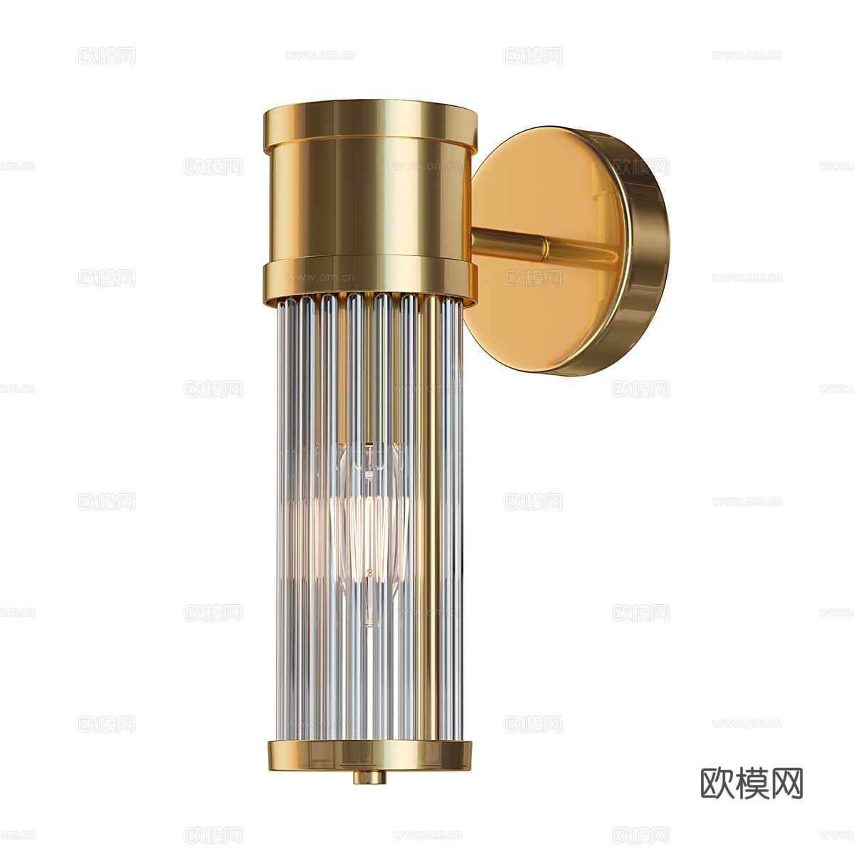 现代简约壁灯 壁灯 简约壁灯 装饰壁灯 客厅壁灯 玻璃壁灯3d模型