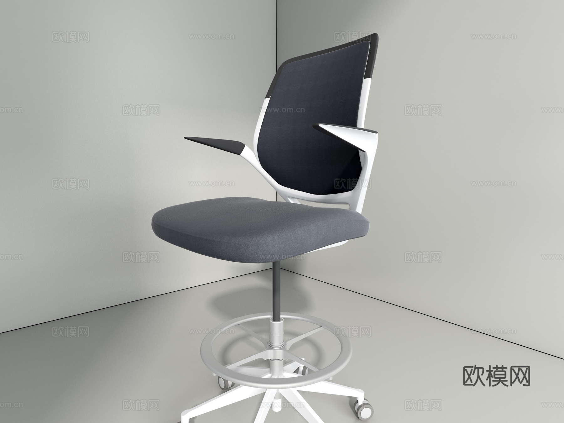 办公椅吧台椅 会议椅3d模型