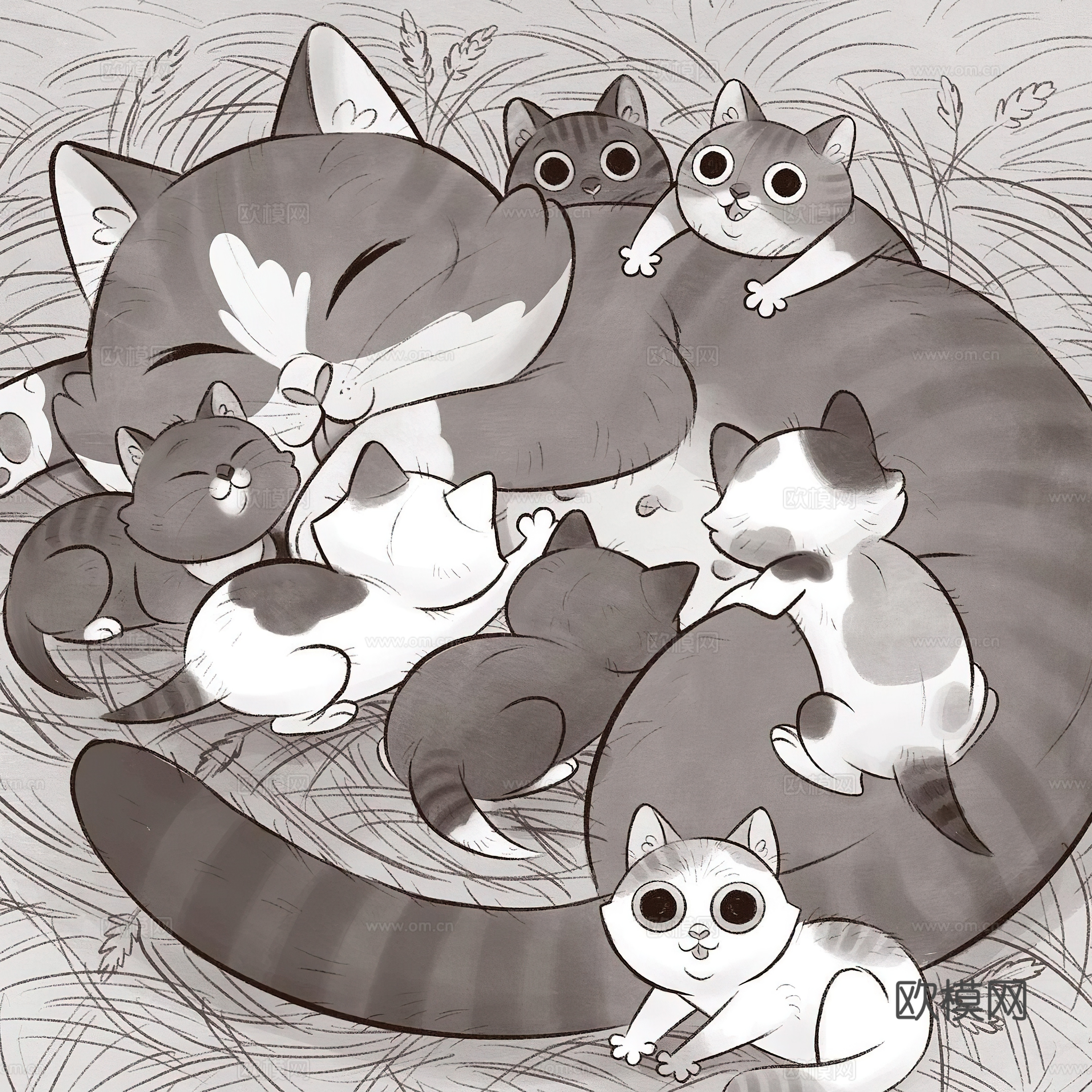 艺术挂画 挂画 装饰画 艺术画 拟人动物下载